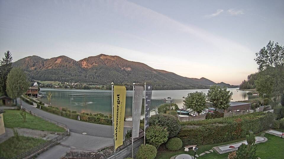 Archiv Foto Webcam Blick auf den Fuschlsee von Ebners Waldhof