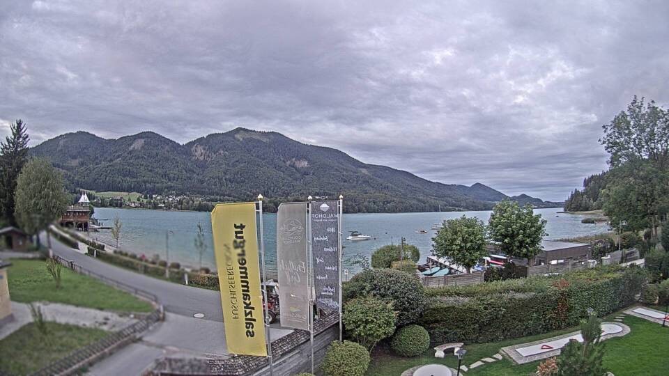 Archiv Foto Webcam Blick auf den Fuschlsee von Ebners Waldhof