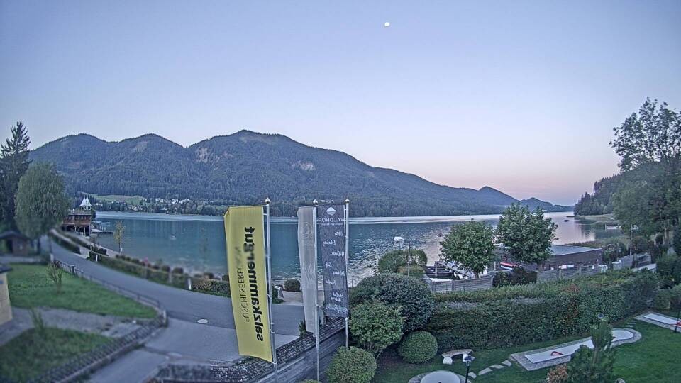 Archiv Foto Webcam Blick auf den Fuschlsee von Ebners Waldhof
