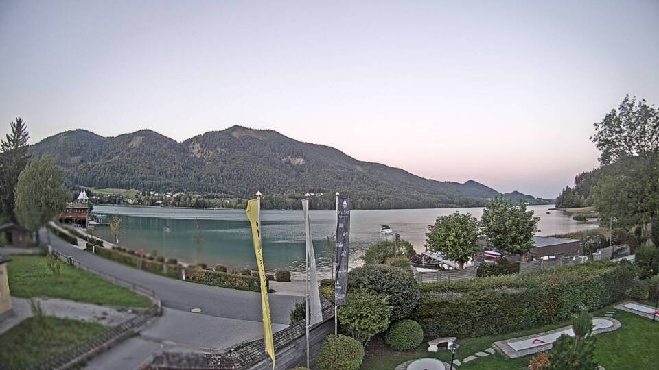 Archiv Foto Webcam Blick auf den Fuschlsee von Ebners Waldhof