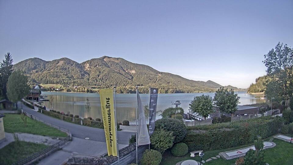 Archiv Foto Webcam Blick auf den Fuschlsee von Ebners Waldhof