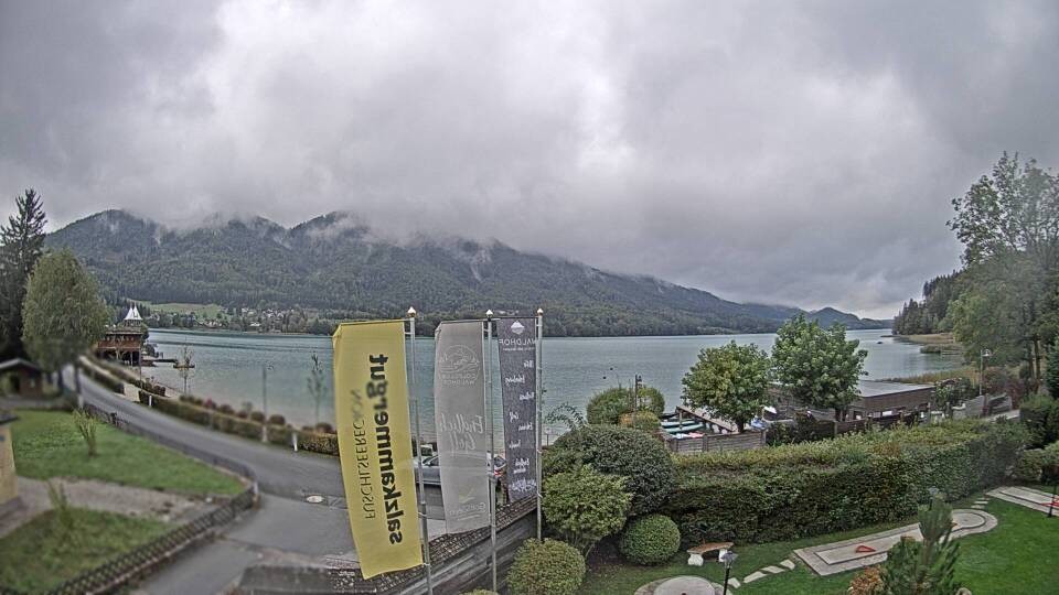 Archiv Foto Webcam Blick auf den Fuschlsee von Ebners Waldhof