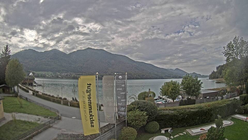 Archiv Foto Webcam Blick auf den Fuschlsee von Ebners Waldhof