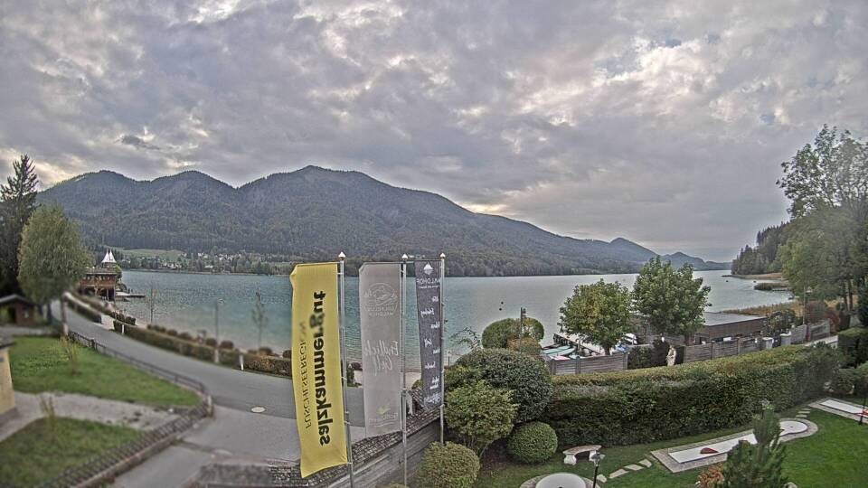 Archiv Foto Webcam Blick auf den Fuschlsee von Ebners Waldhof