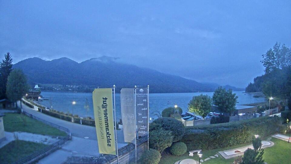 Archiv Foto Webcam Blick auf den Fuschlsee von Ebners Waldhof