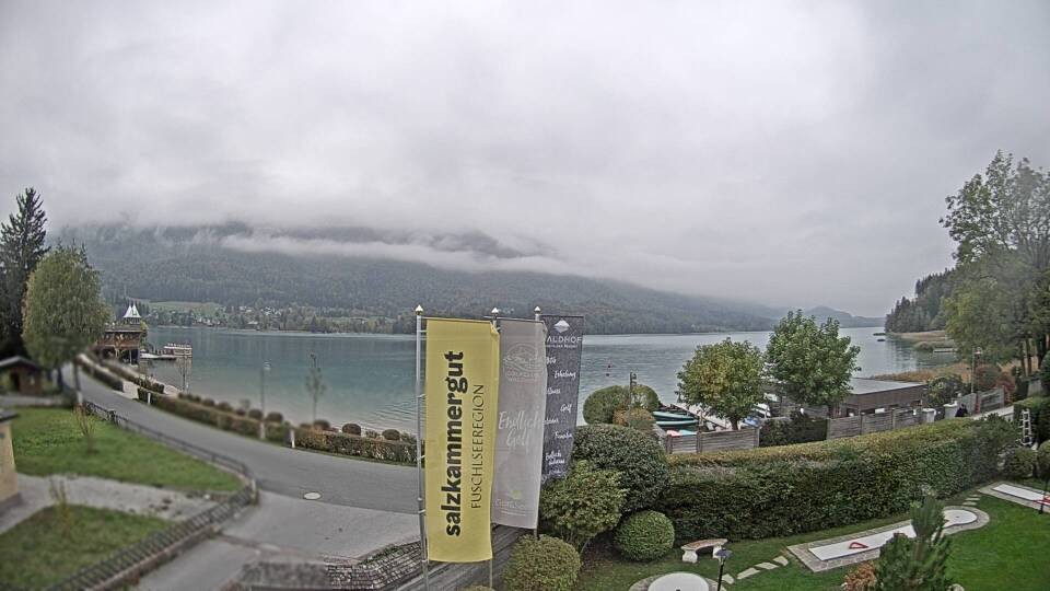 Archiv Foto Webcam Blick auf den Fuschlsee von Ebners Waldhof