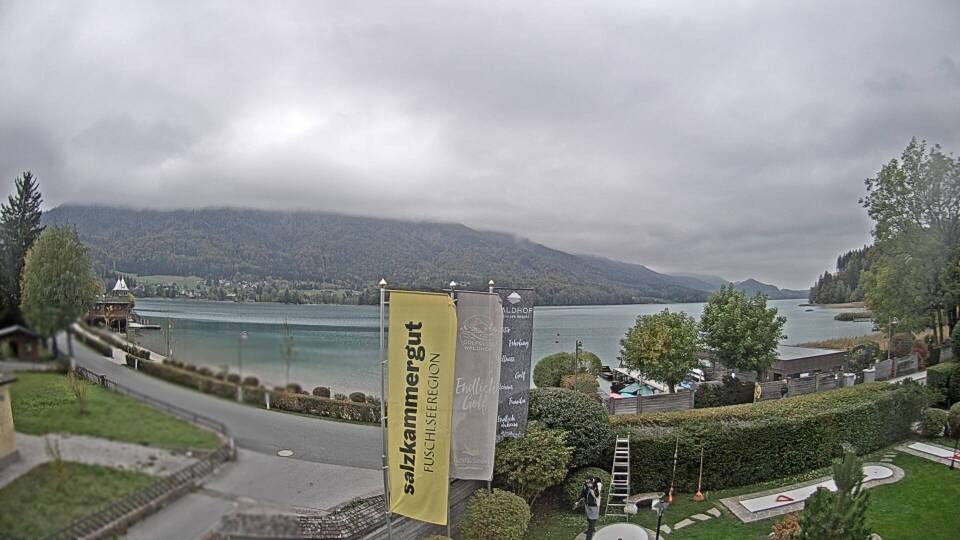 Archiv Foto Webcam Blick auf den Fuschlsee von Ebners Waldhof