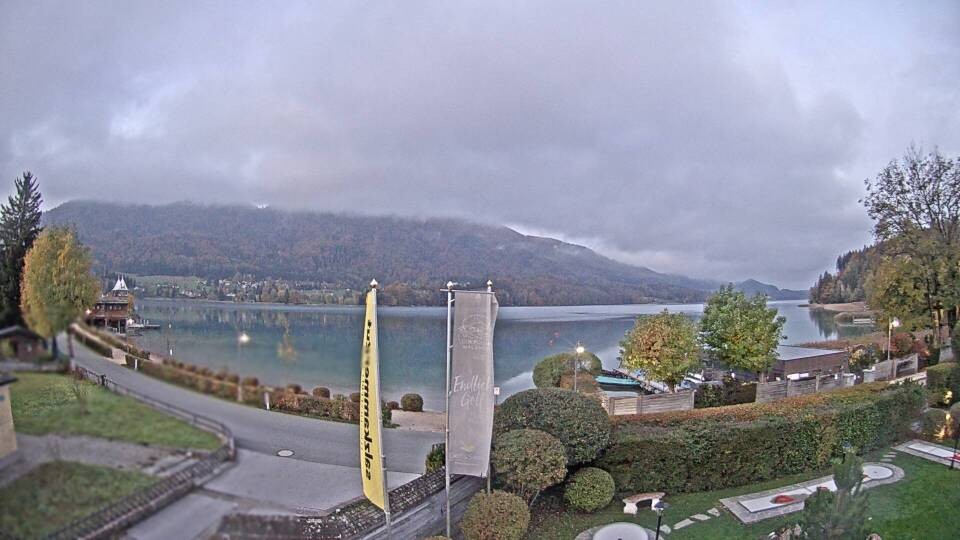 Archiv Foto Webcam Blick auf den Fuschlsee von Ebners Waldhof