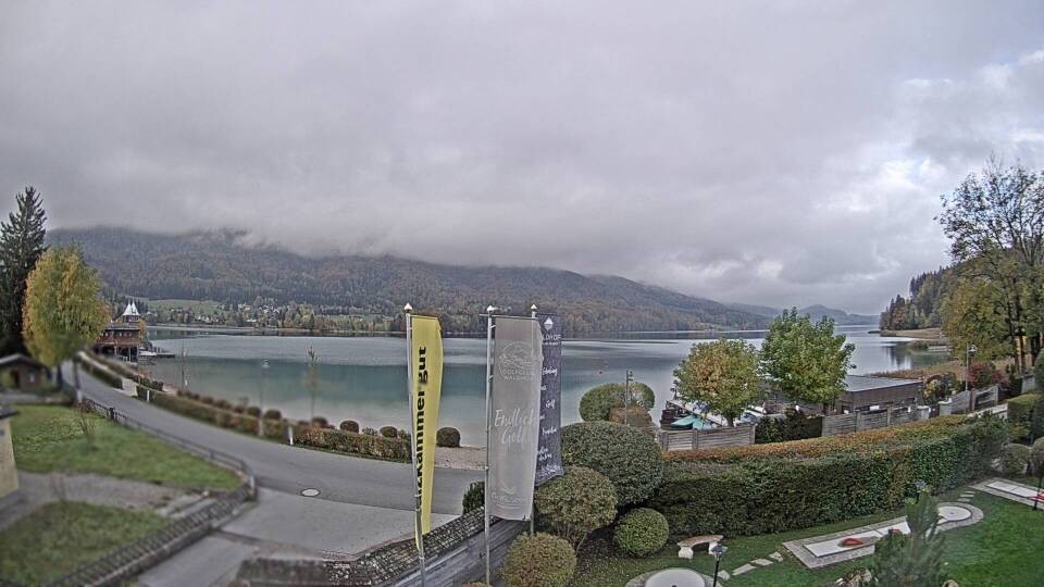 Archiv Foto Webcam Blick auf den Fuschlsee von Ebners Waldhof