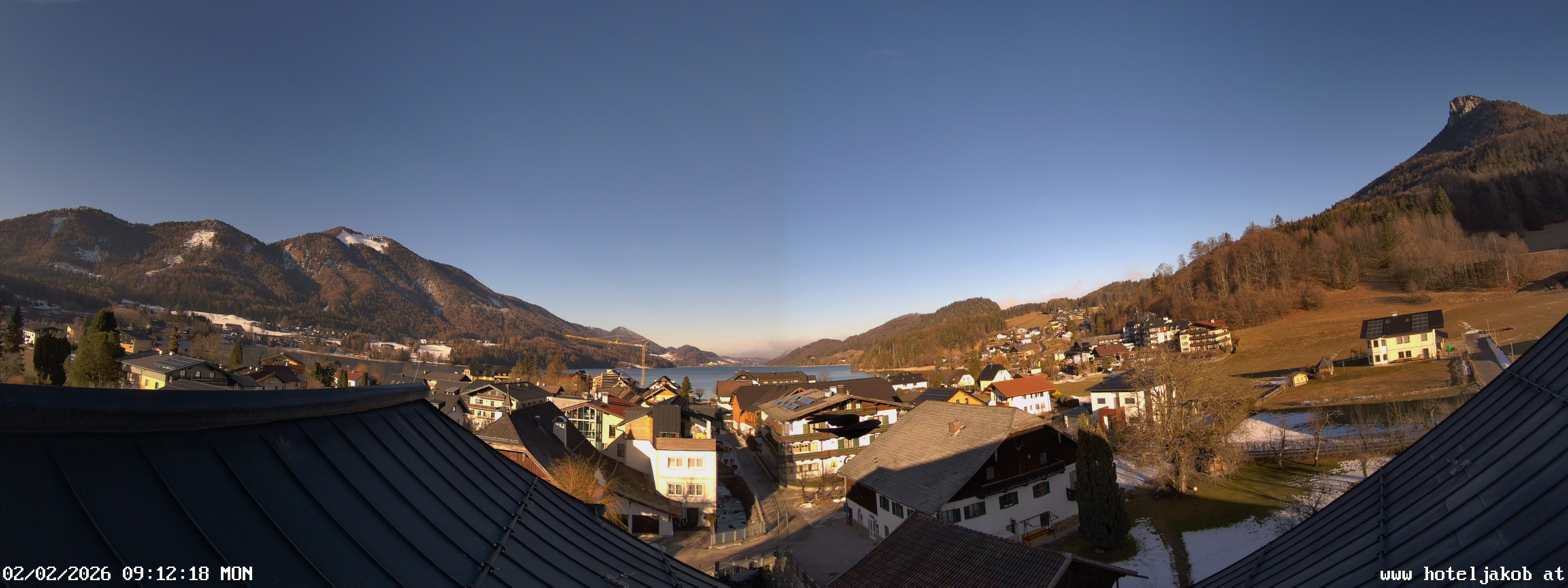 Archiv Foto Webcam Fuschlsee: Hotel Jakob