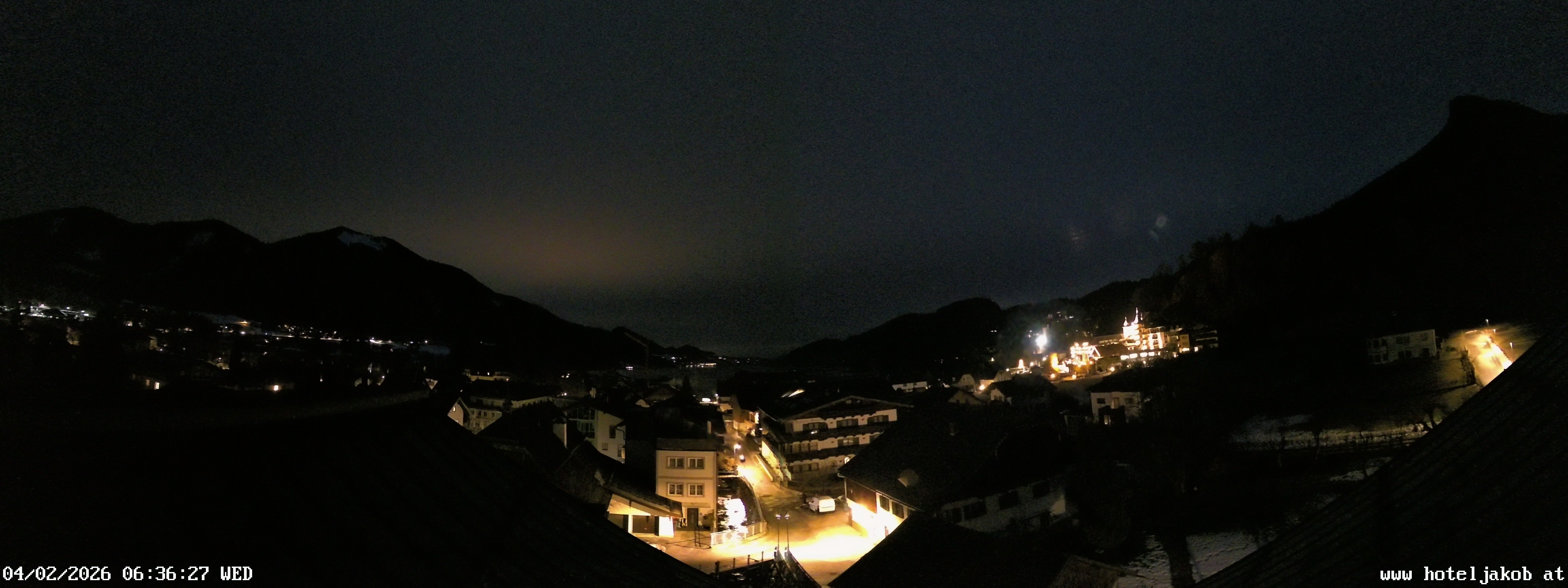 Archived image Webcam View Fuschlsee from Hotel Jakob