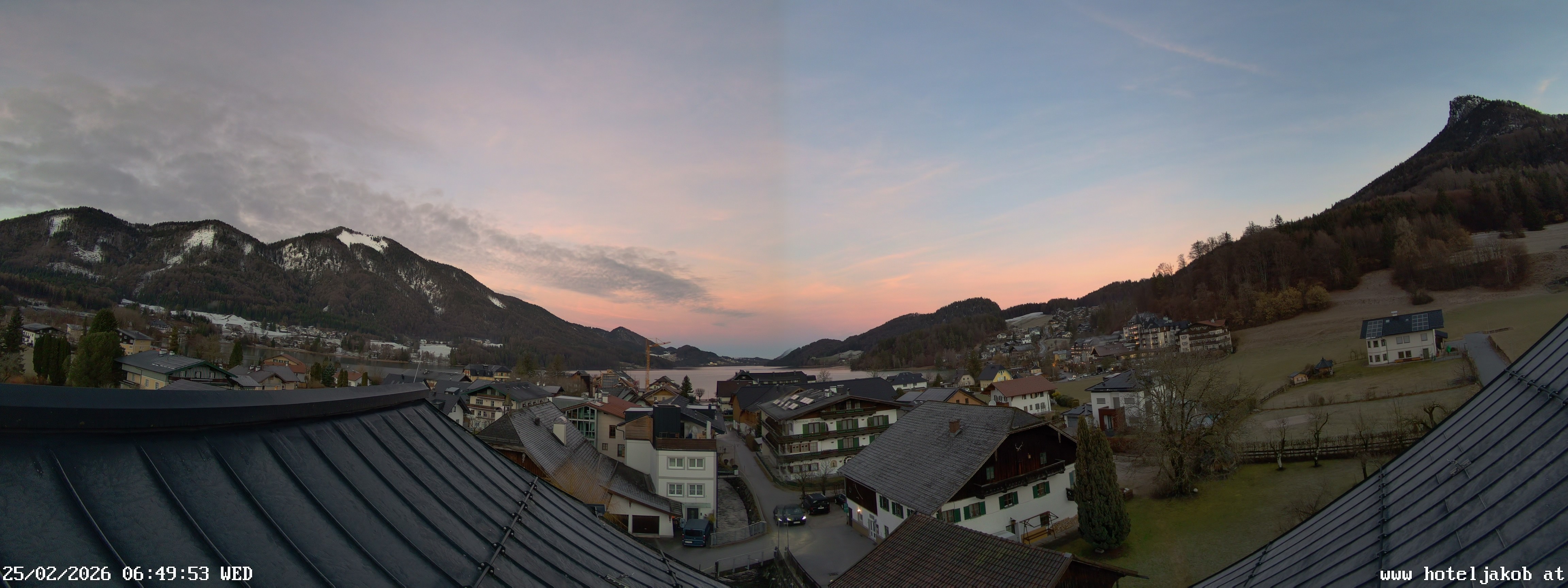 Archiv Foto Webcam Fuschlsee: Hotel Jakob