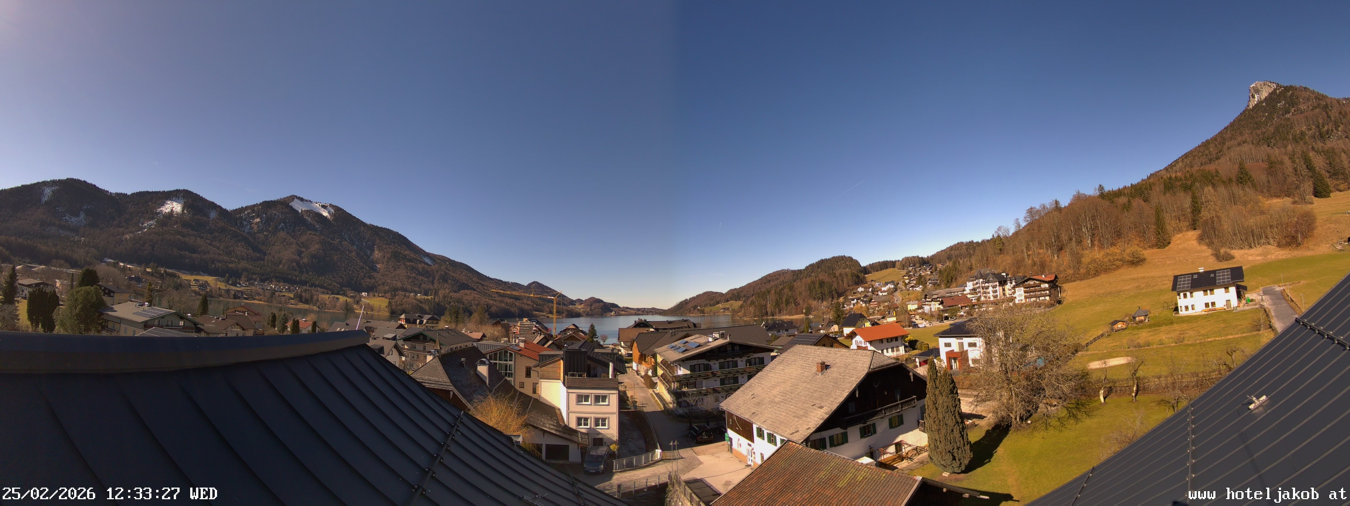 Archiv Foto Webcam Fuschlsee: Hotel Jakob