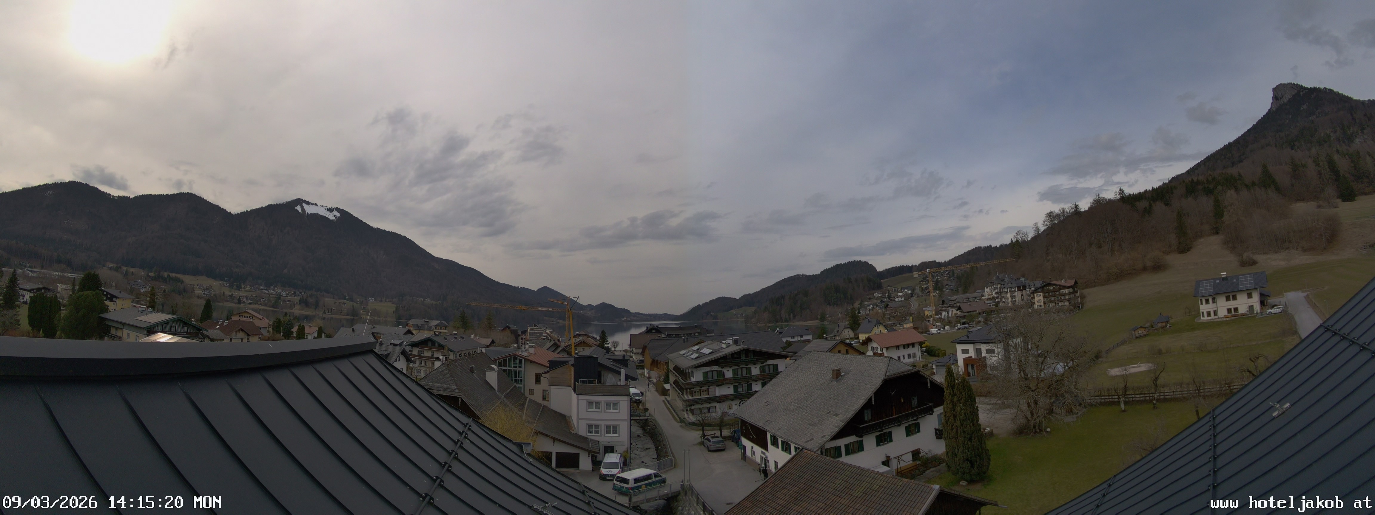 Archiv Foto Webcam Fuschlsee: Hotel Jakob