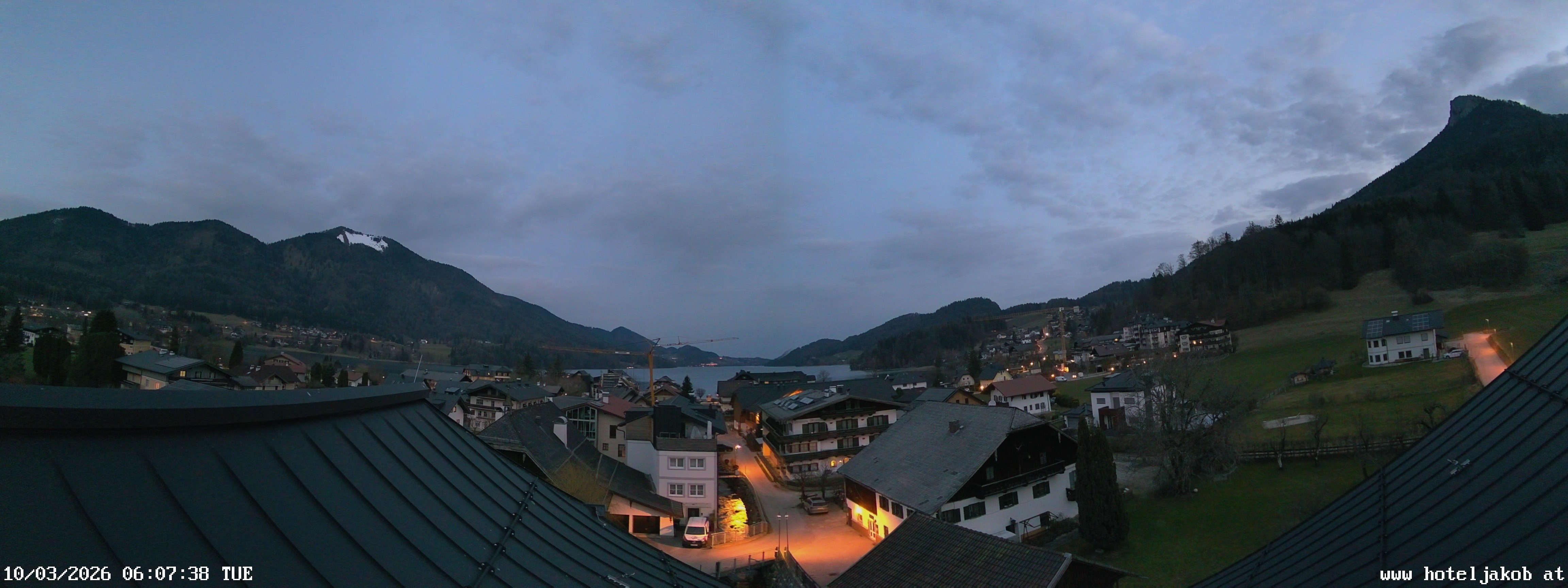 Archiv Foto Webcam Fuschlsee: Hotel Jakob