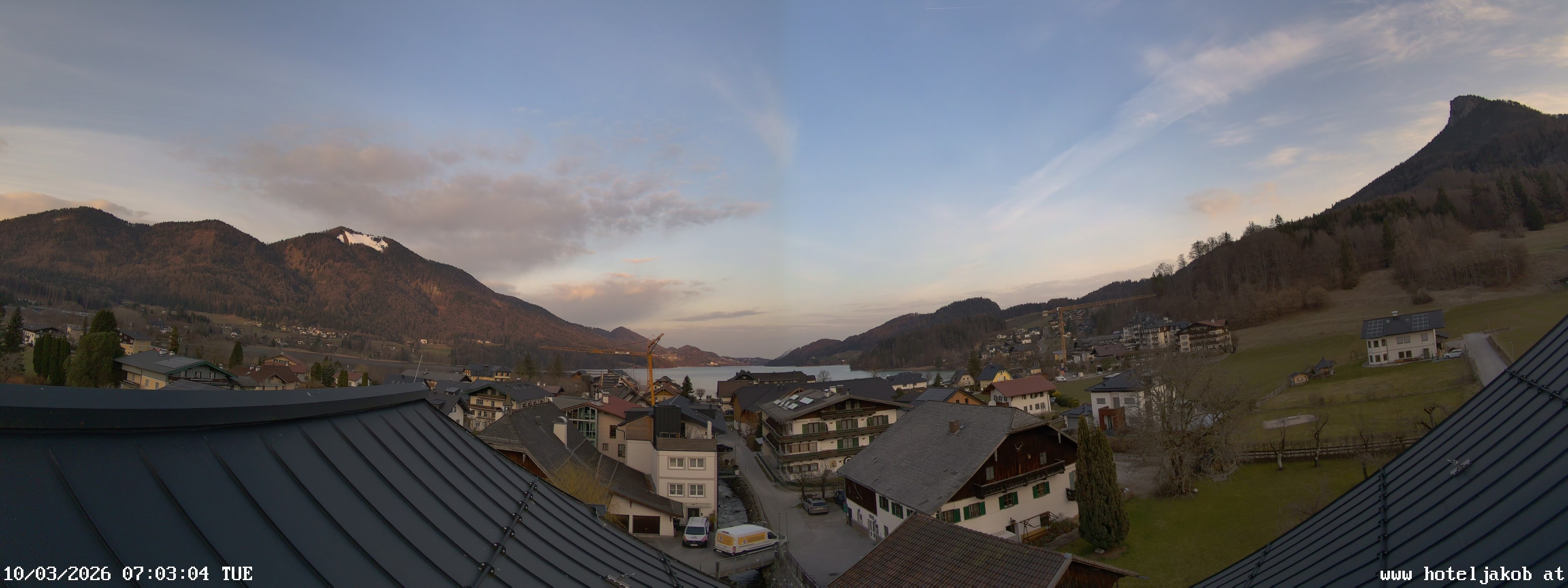 Archiv Foto Webcam Fuschlsee: Hotel Jakob