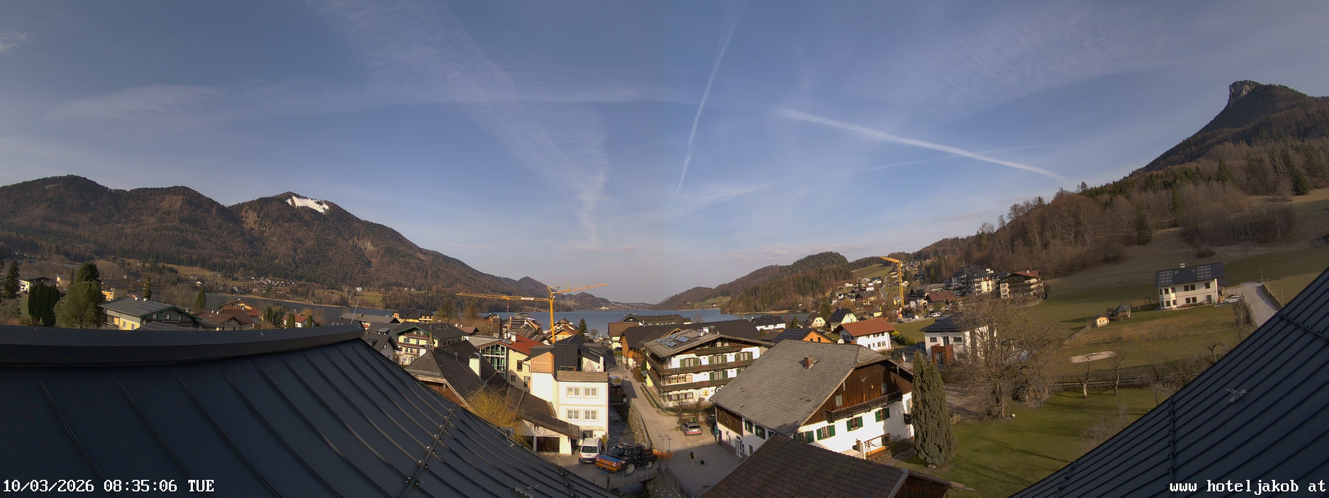 Archiv Foto Webcam Fuschlsee: Hotel Jakob