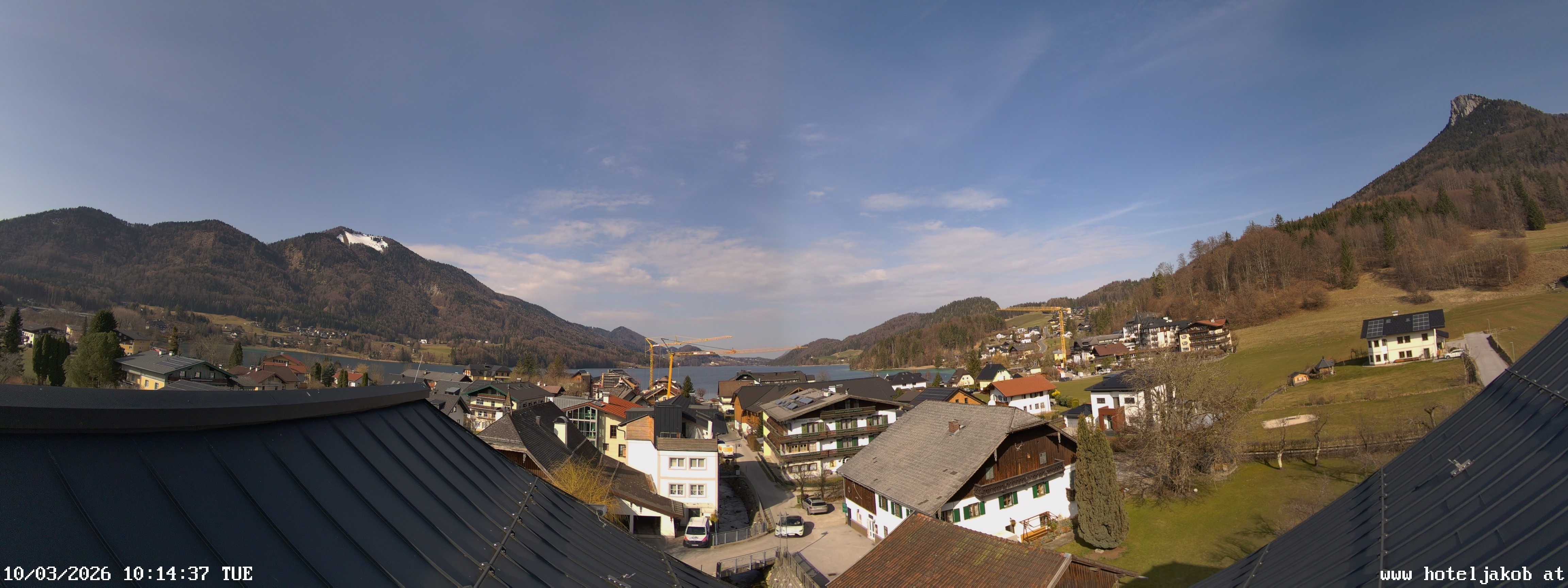 Archiv Foto Webcam Fuschlsee: Hotel Jakob