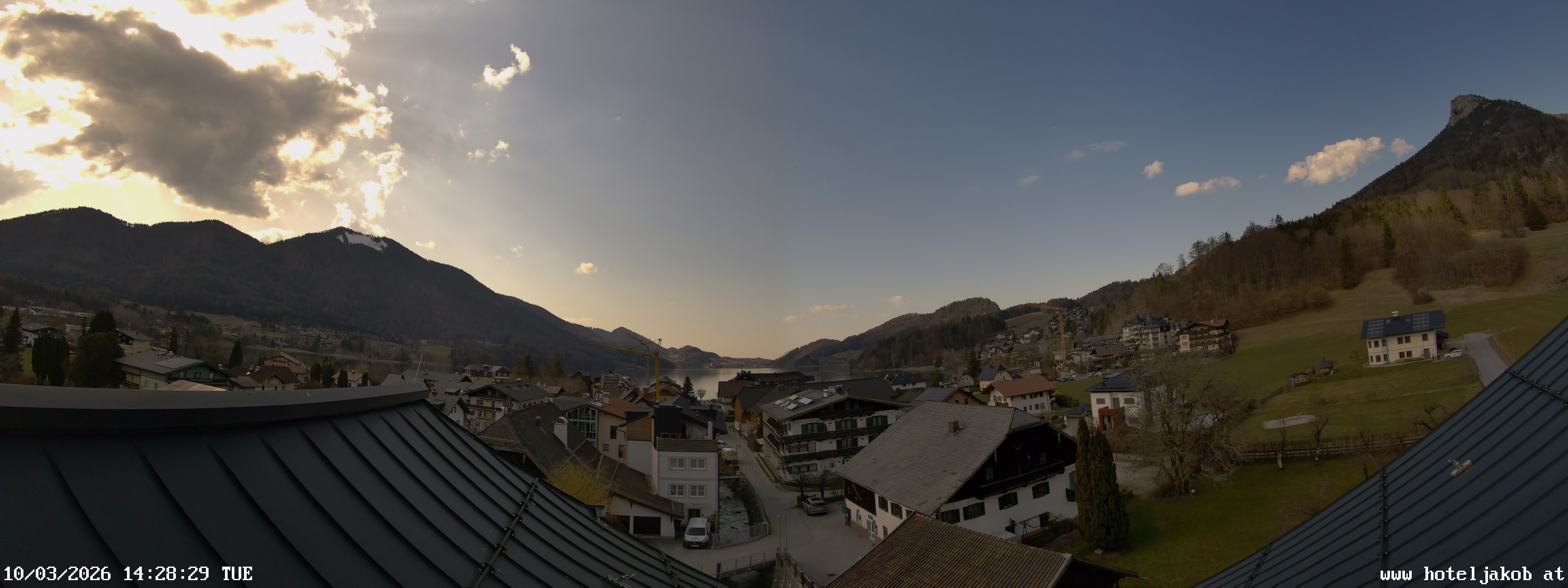 Archiv Foto Webcam Fuschlsee: Hotel Jakob