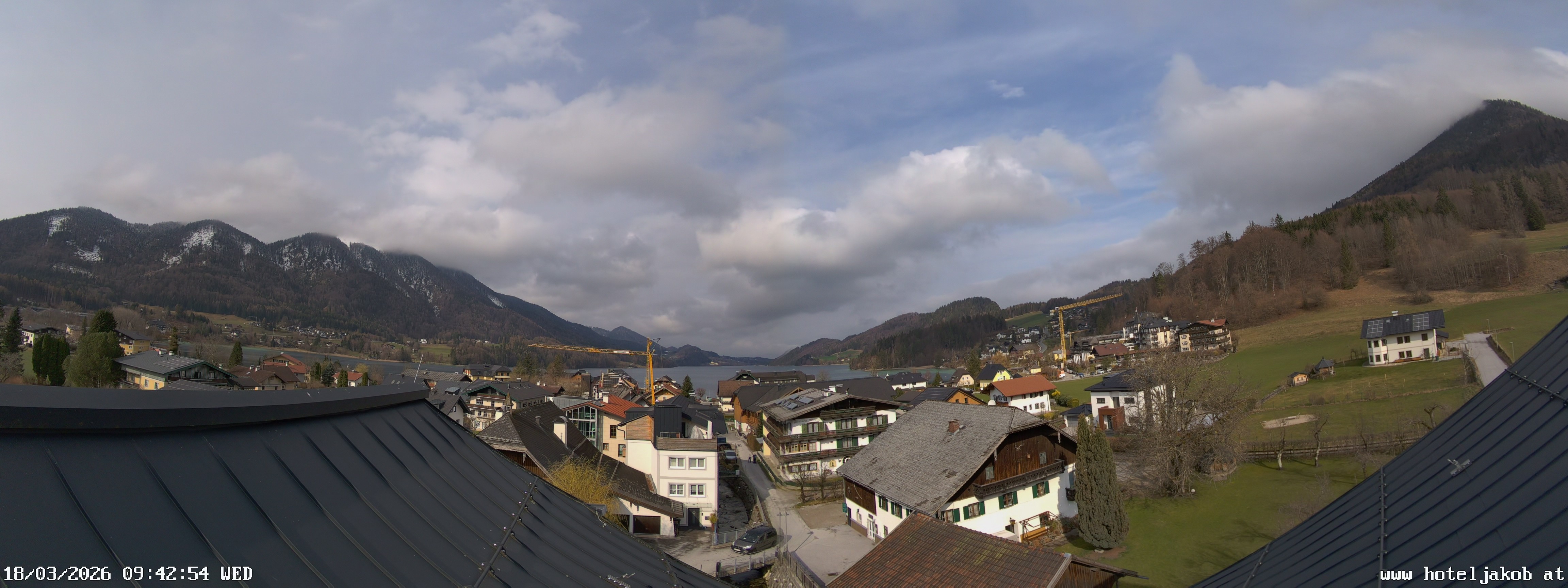Archiv Foto Webcam Fuschlsee: Hotel Jakob