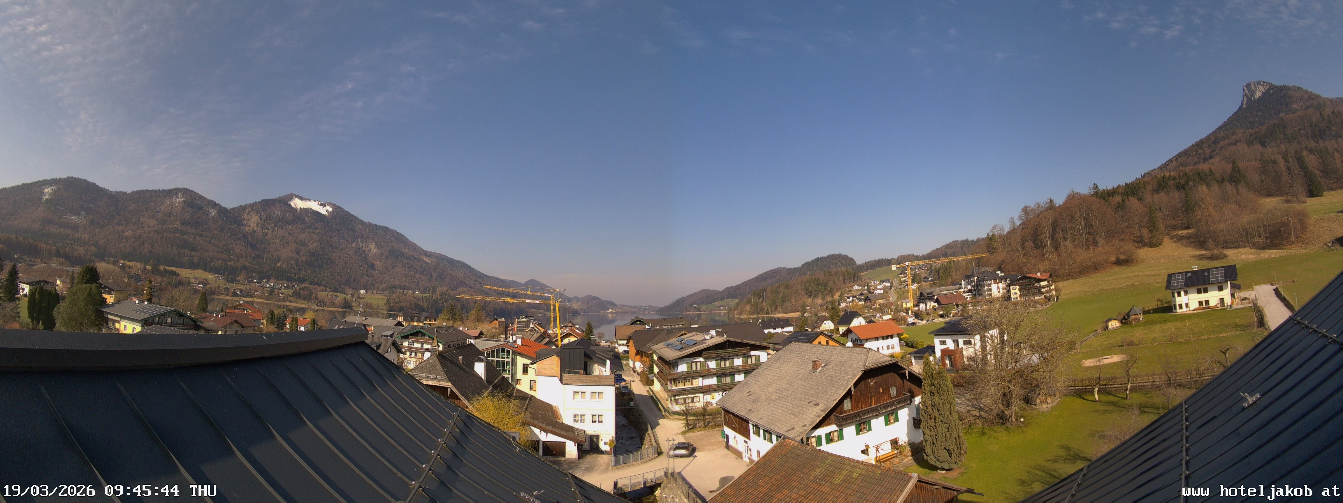 Archiv Foto Webcam Fuschlsee: Hotel Jakob