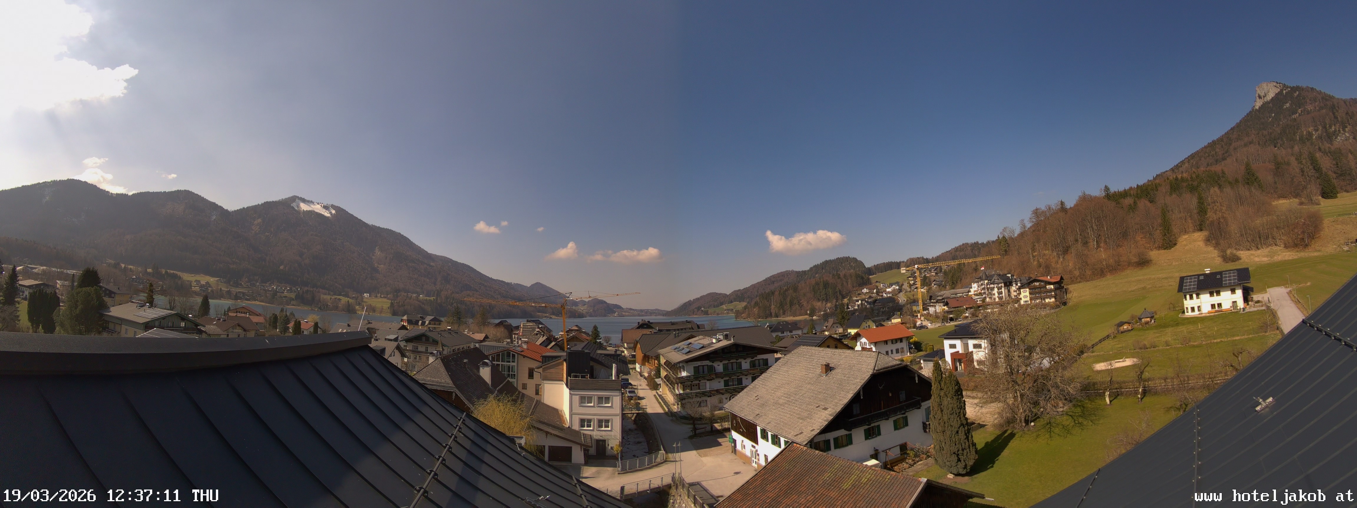 Archiv Foto Webcam Fuschlsee: Hotel Jakob