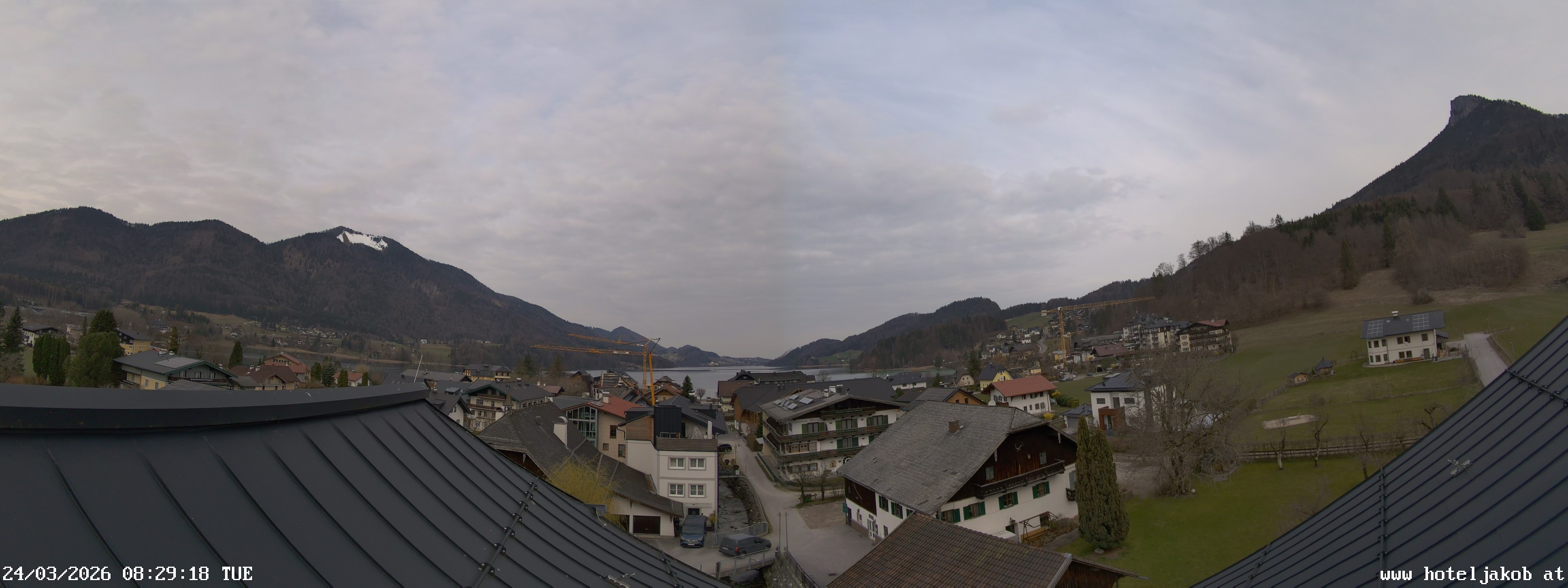 Archiv Foto Webcam Fuschlsee: Hotel Jakob