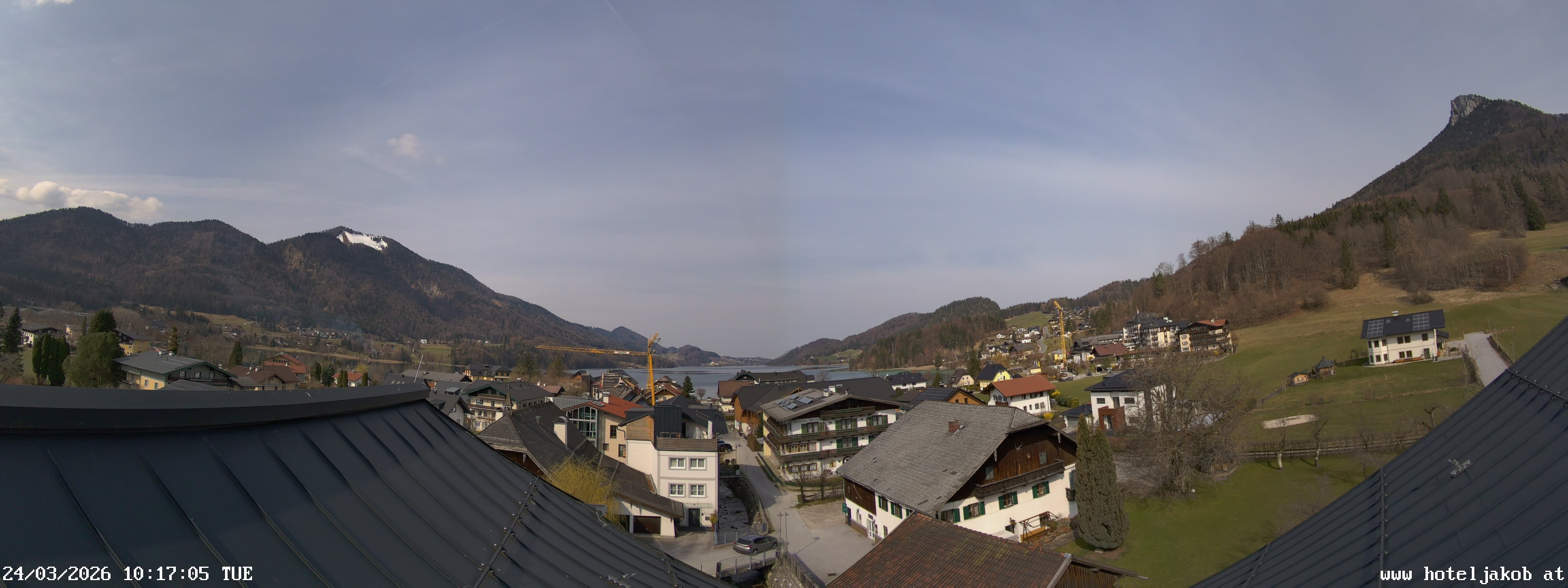Archiv Foto Webcam Fuschlsee: Hotel Jakob
