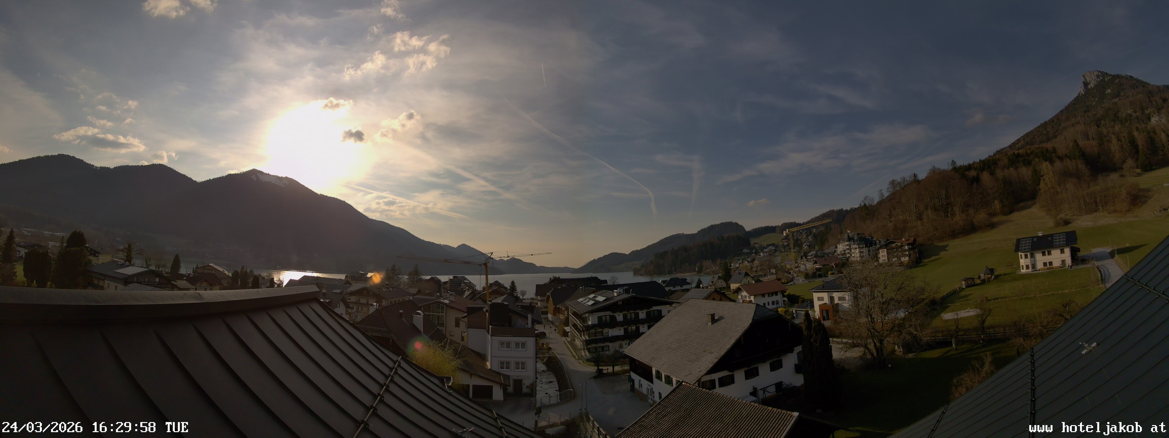 Archiv Foto Webcam Fuschlsee: Hotel Jakob