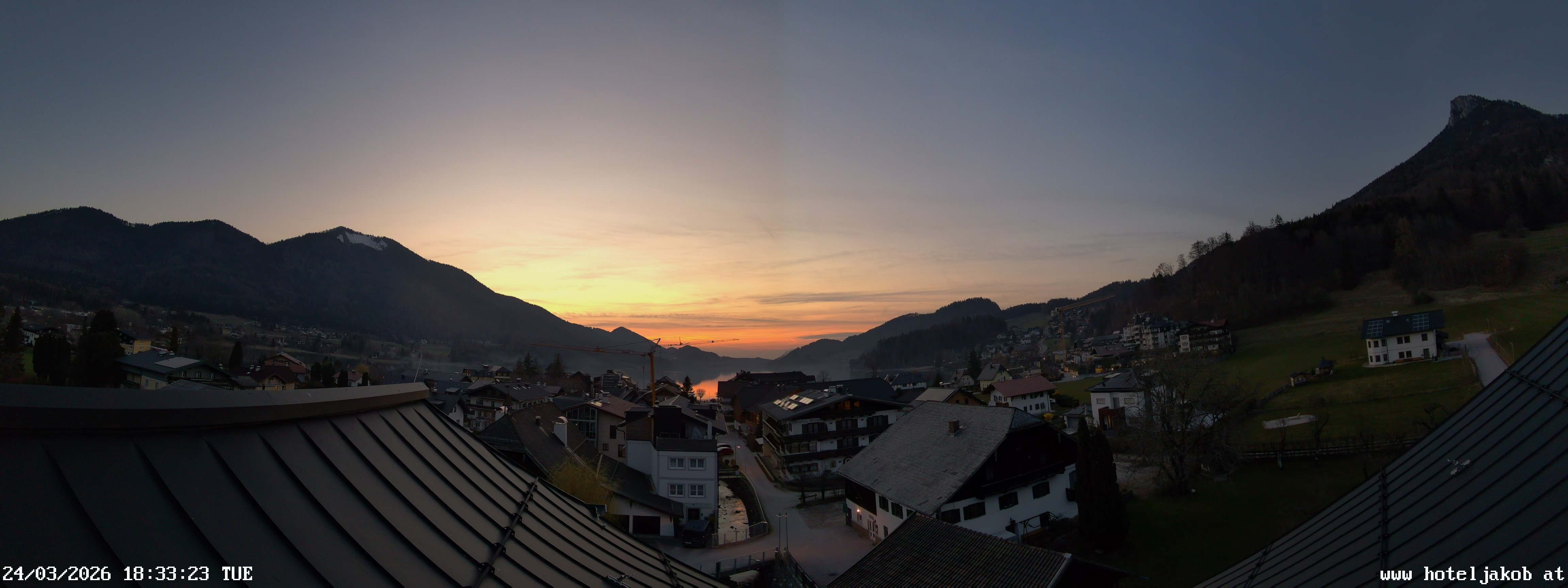 Archiv Foto Webcam Fuschlsee: Hotel Jakob