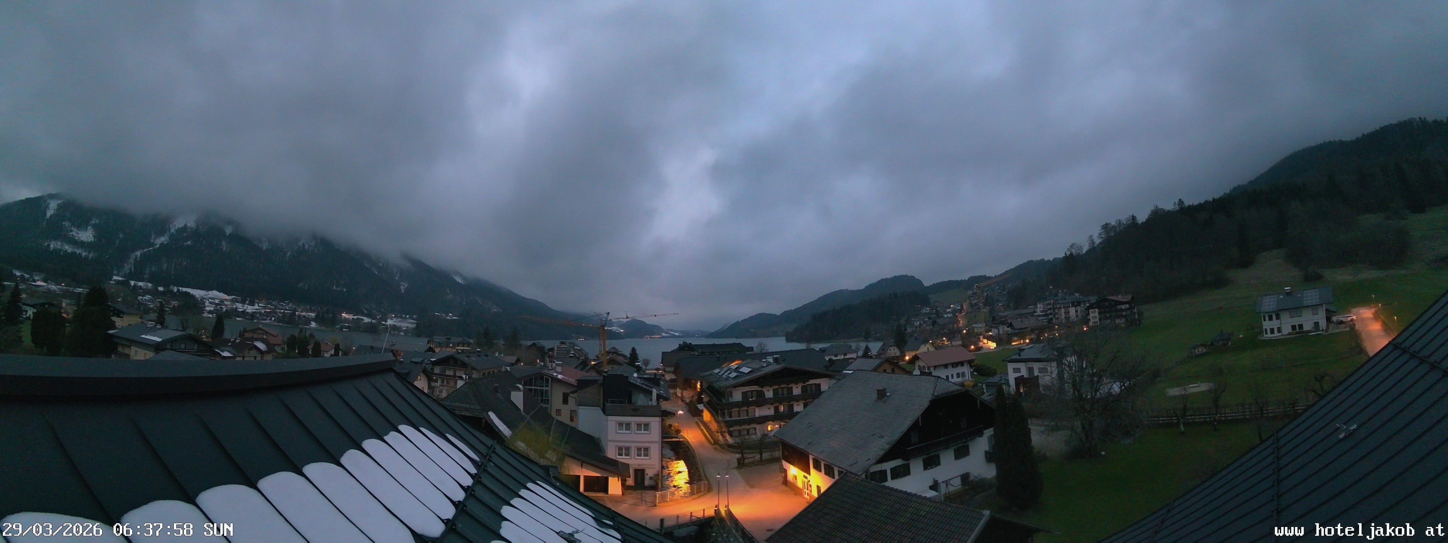 Archiv Foto Webcam Fuschlsee: Hotel Jakob