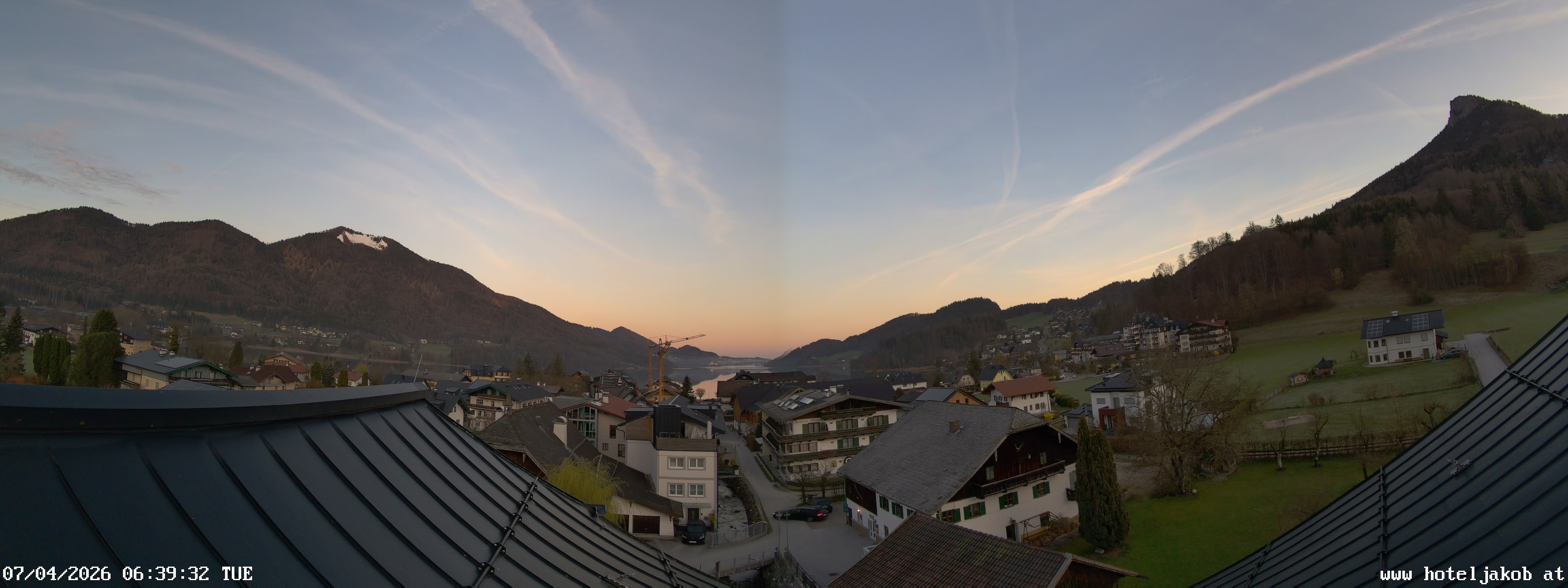 Archiv Foto Webcam Fuschlsee: Hotel Jakob