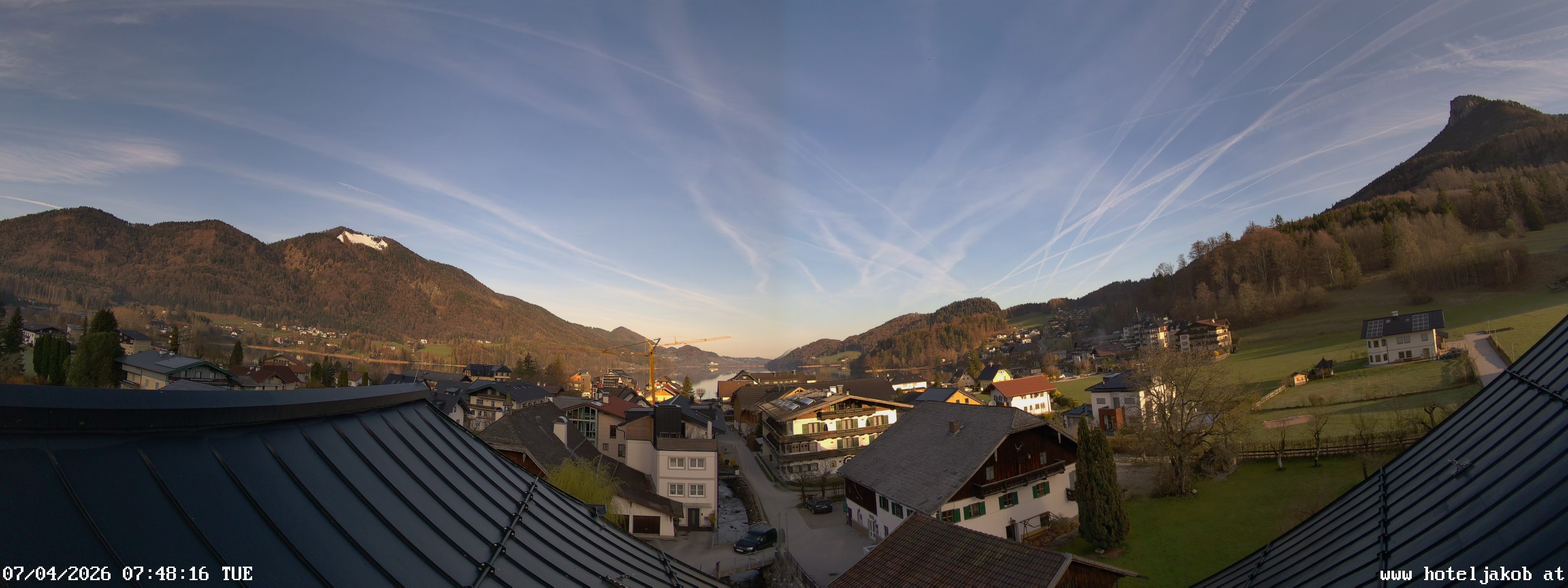 Archiv Foto Webcam Fuschlsee: Hotel Jakob