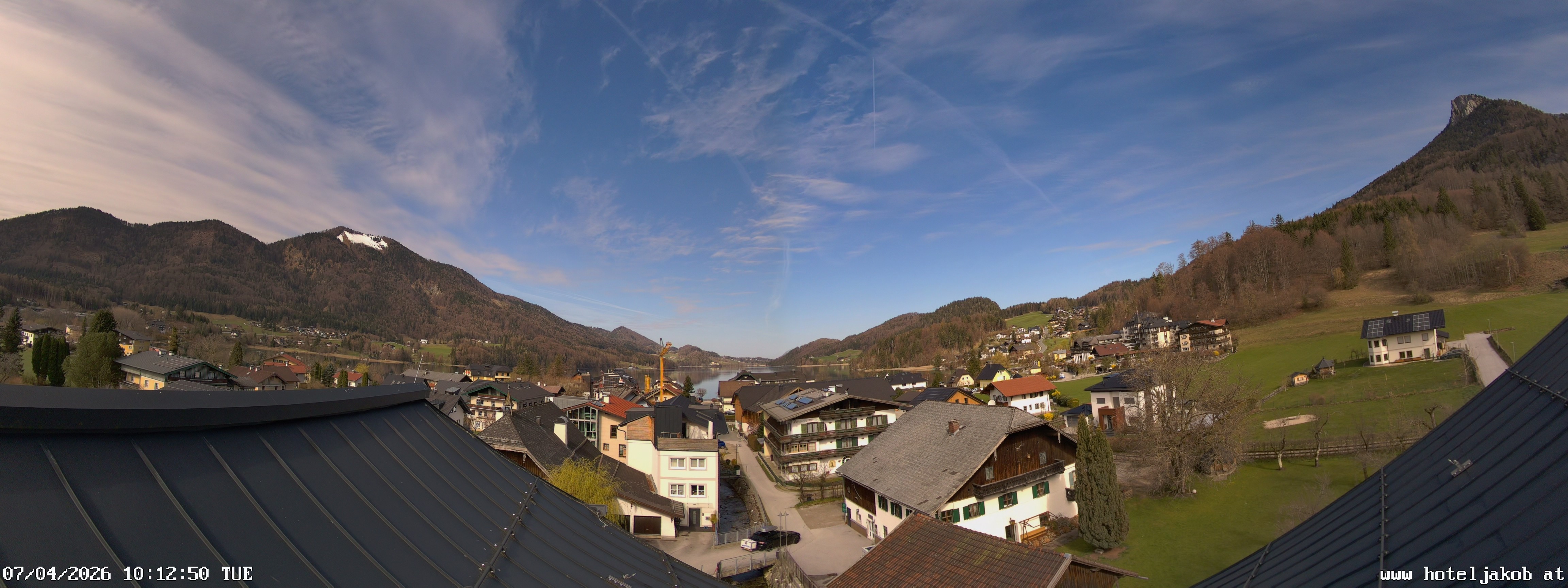 Archiv Foto Webcam Fuschlsee: Hotel Jakob