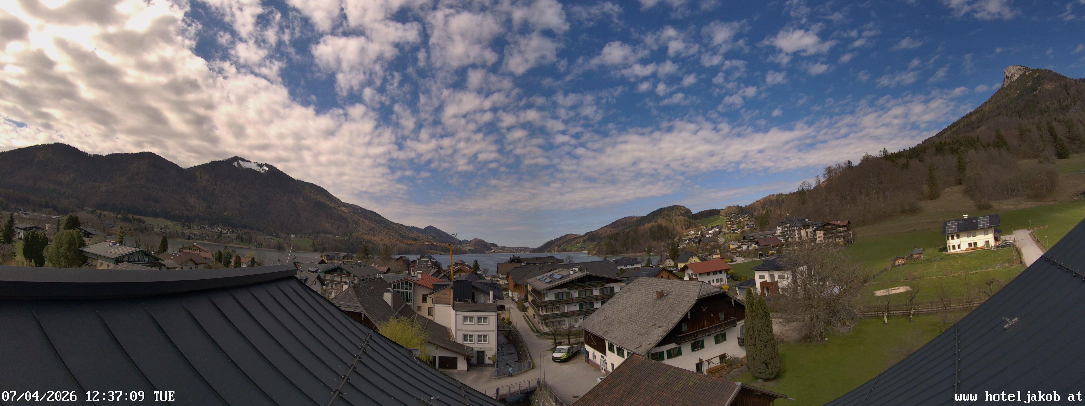 Archiv Foto Webcam Fuschlsee: Hotel Jakob