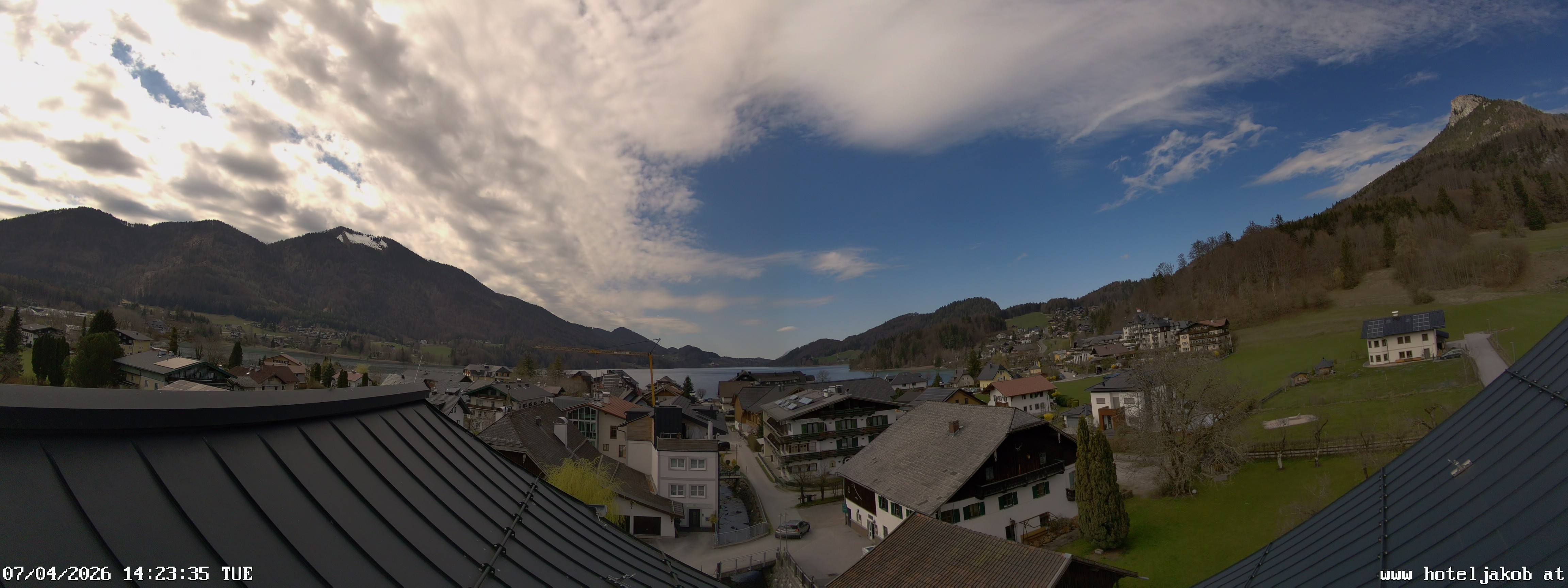 Archiv Foto Webcam Fuschlsee: Hotel Jakob