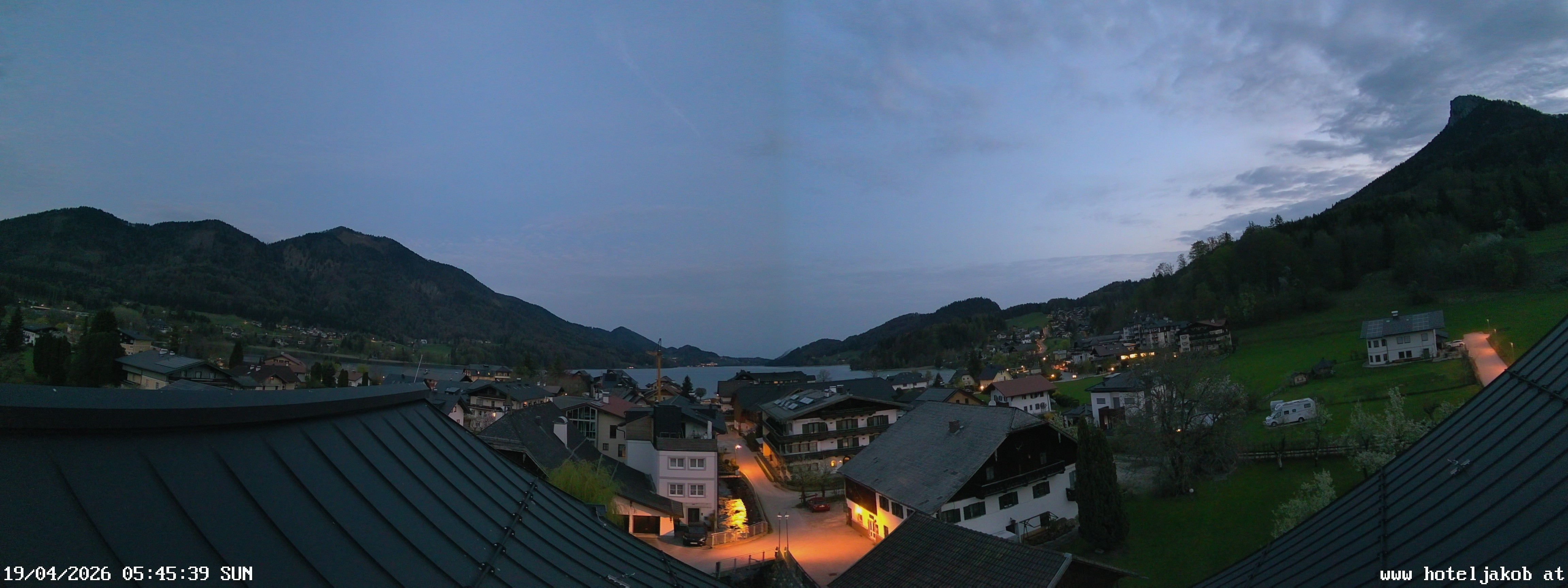 Archiv Foto Webcam Fuschlsee: Hotel Jakob
