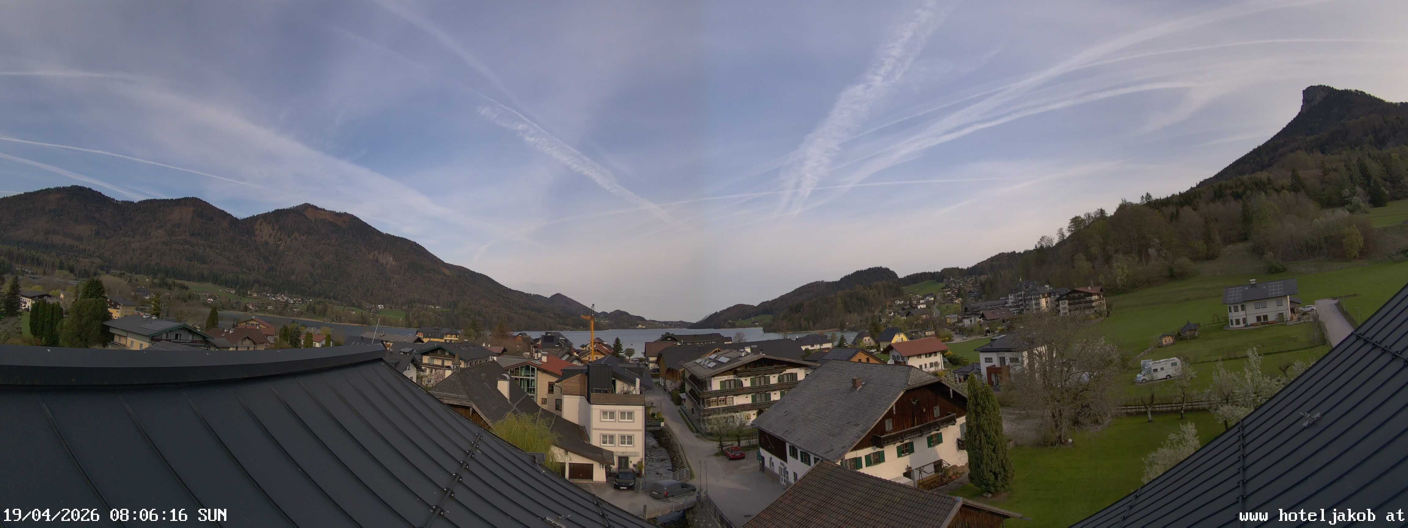 Archiv Foto Webcam Fuschlsee: Hotel Jakob