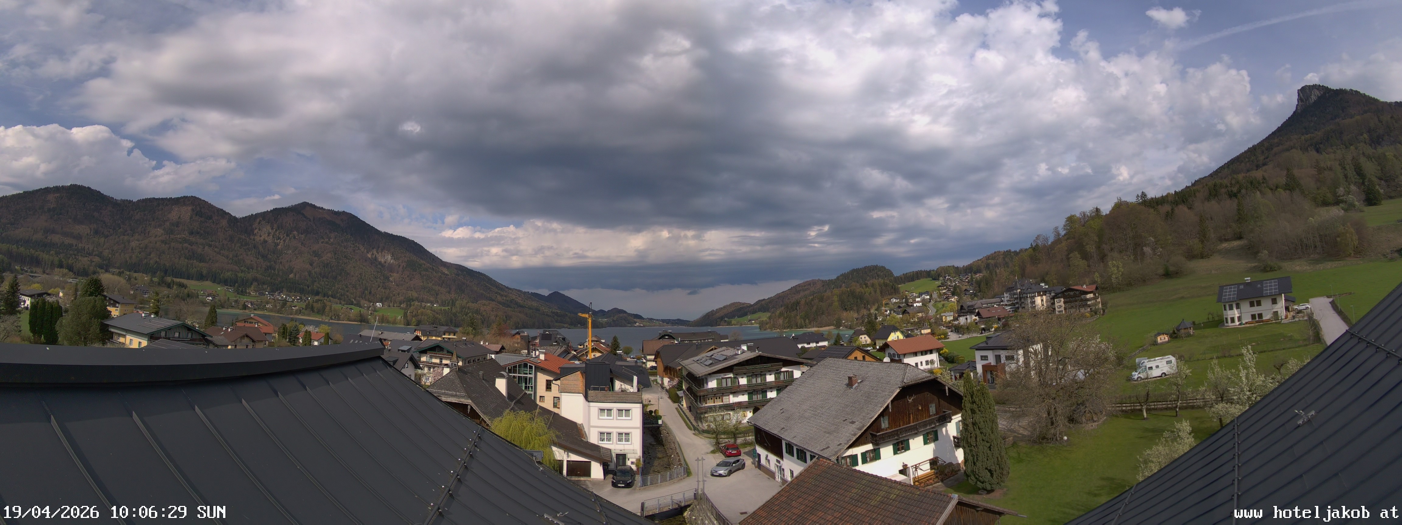 Archiv Foto Webcam Fuschlsee: Hotel Jakob