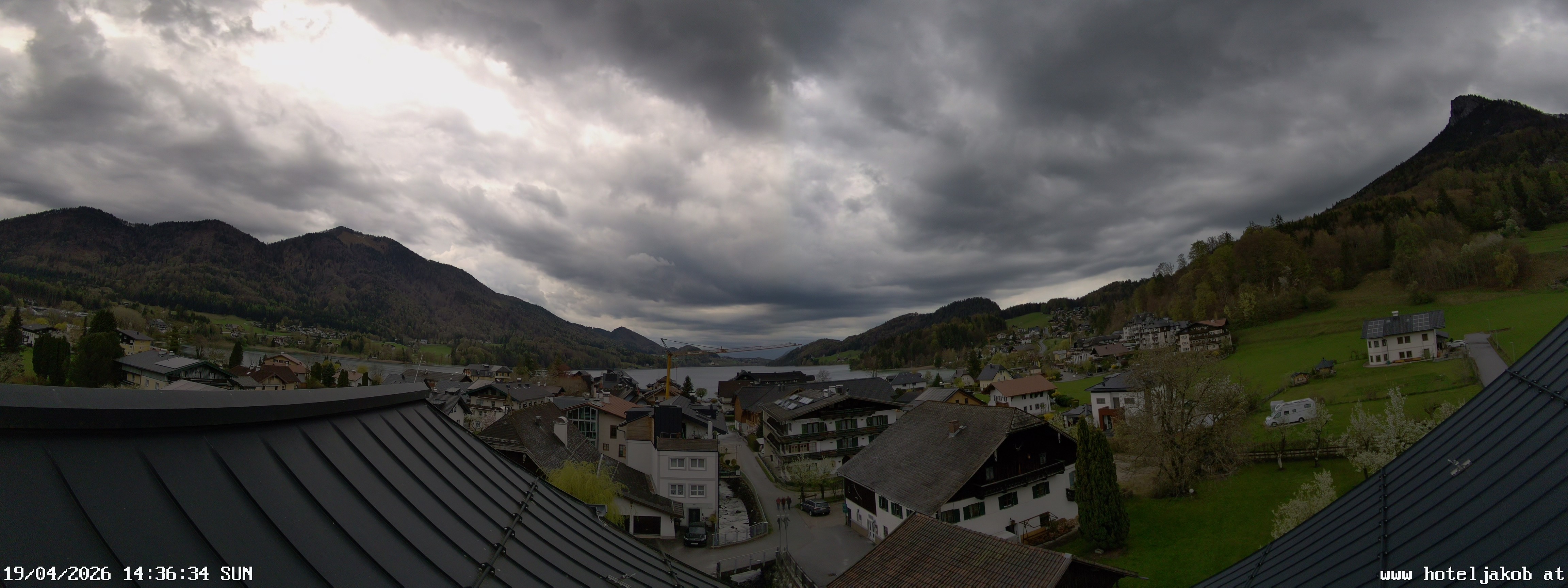 Archiv Foto Webcam Fuschlsee: Hotel Jakob