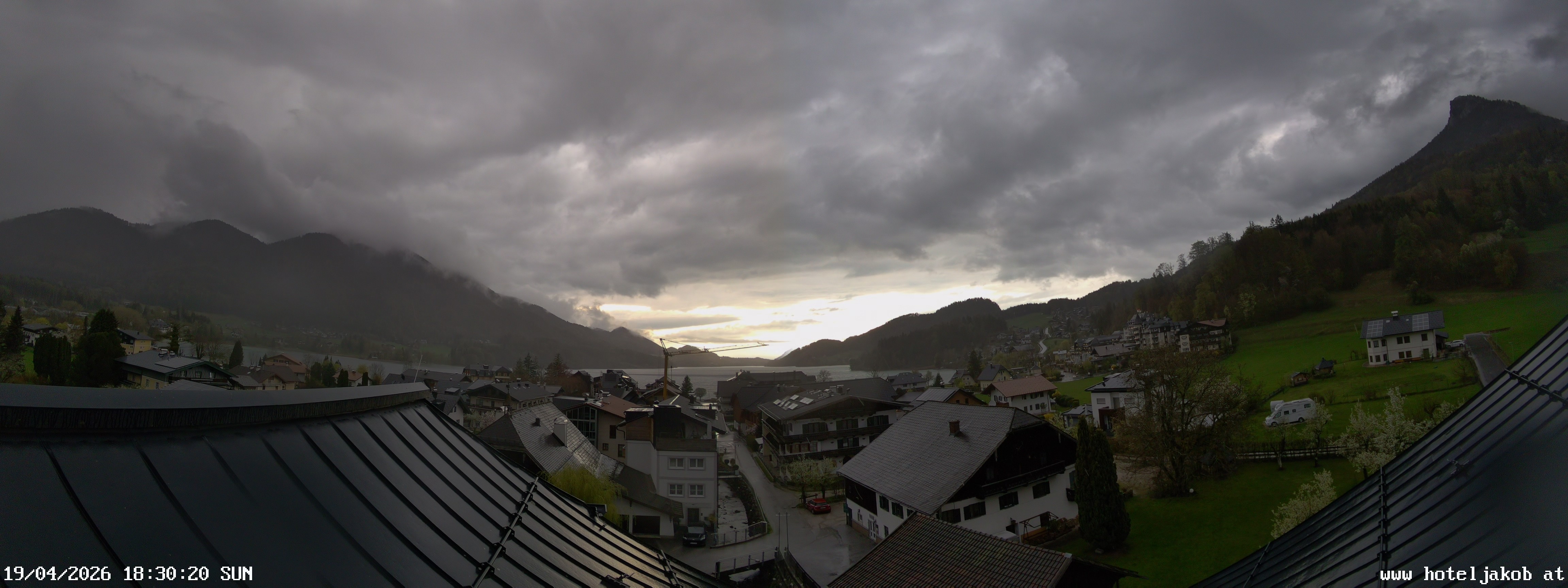 Archiv Foto Webcam Fuschlsee: Hotel Jakob