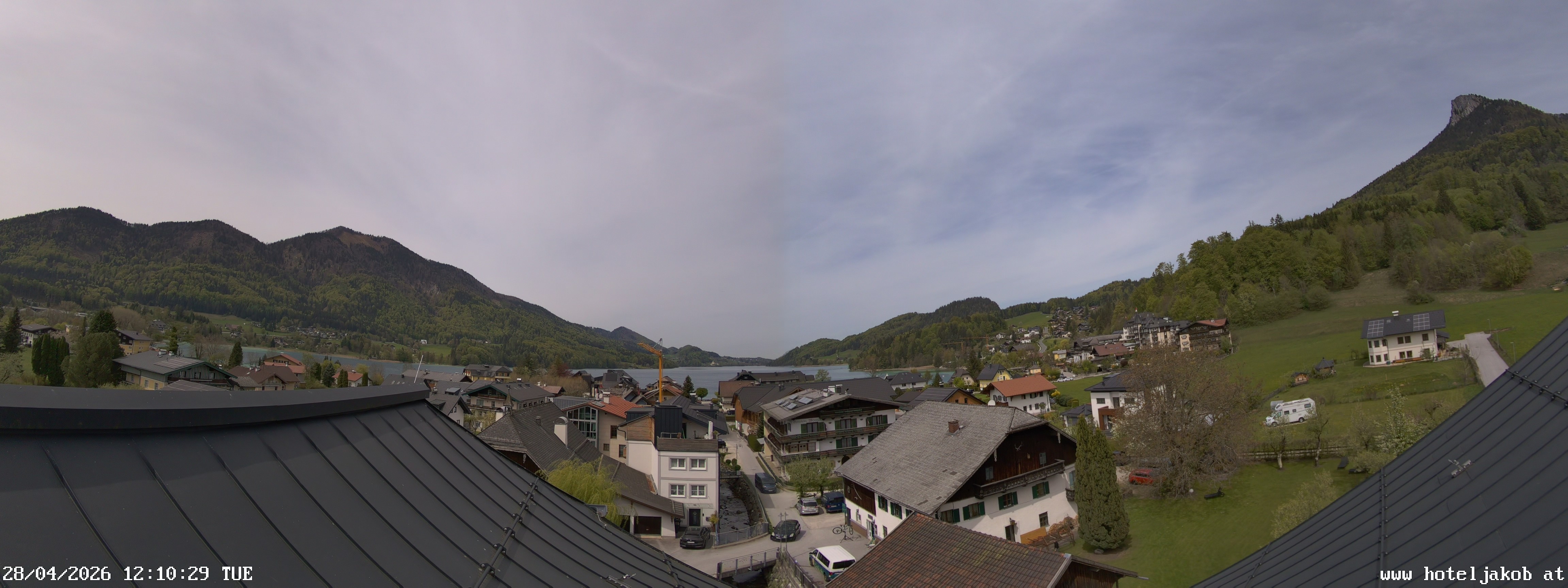 Archiv Foto Webcam Fuschlsee: Hotel Jakob