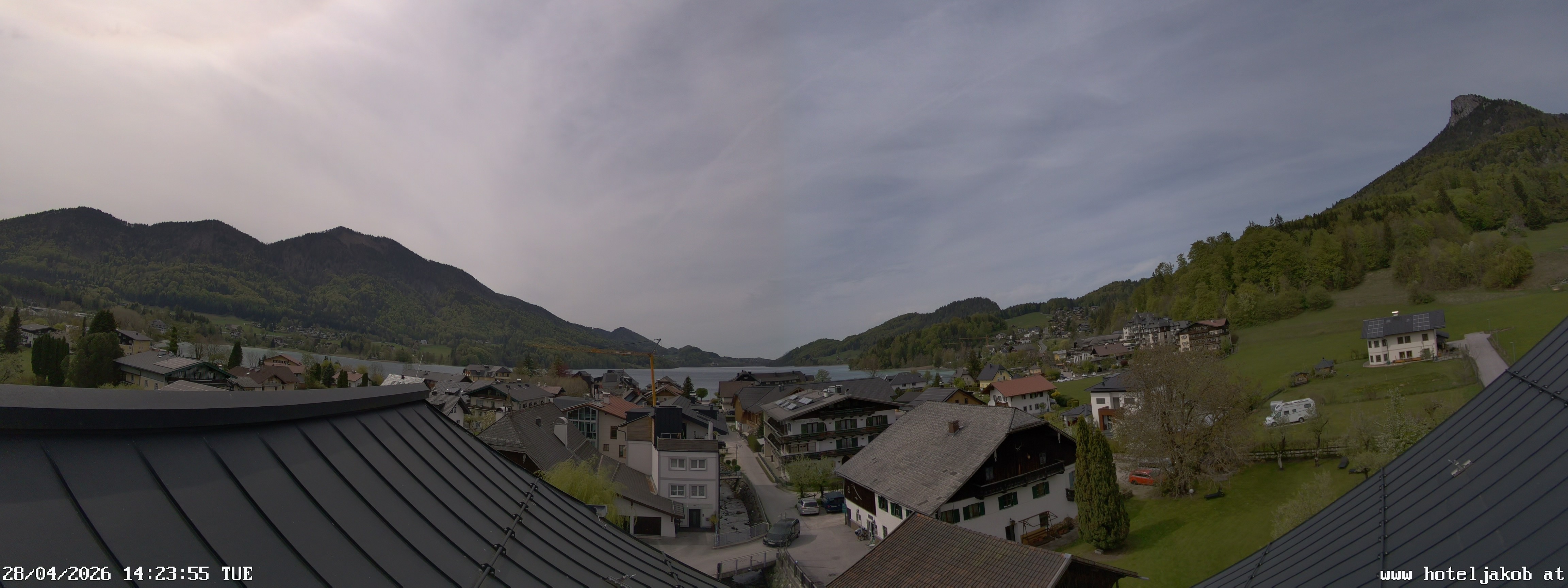 Archiv Foto Webcam Fuschlsee: Hotel Jakob