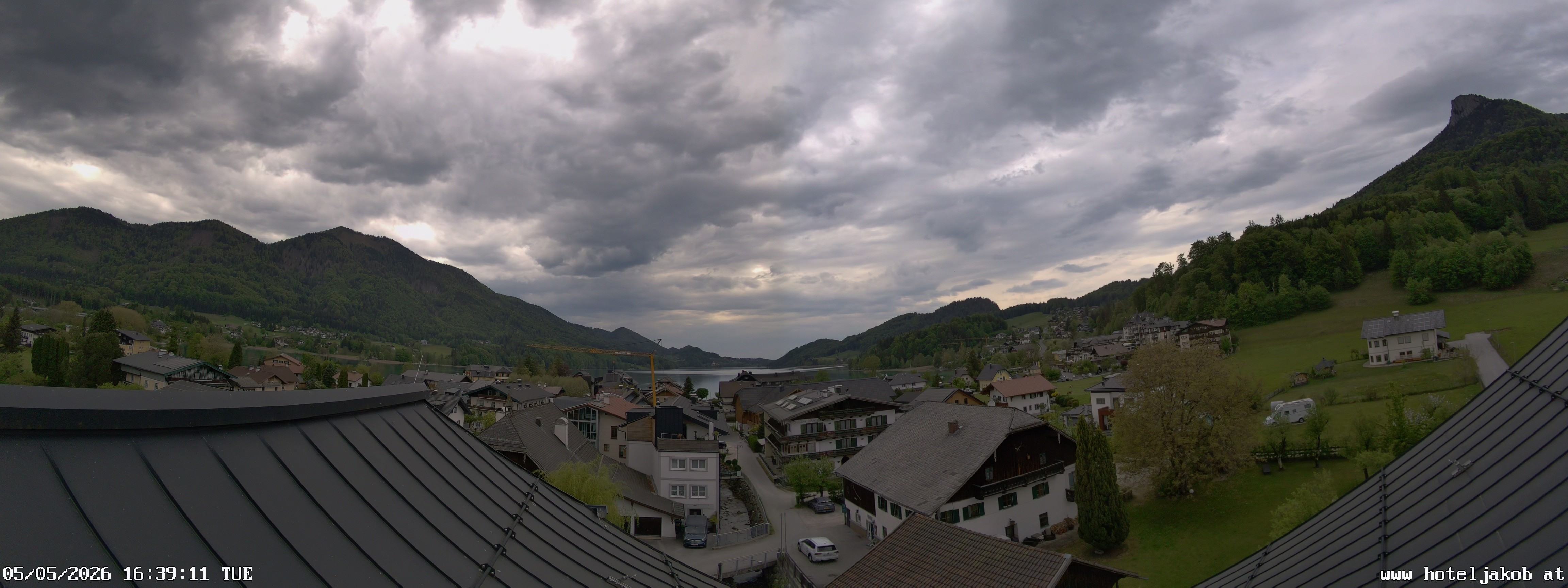 Archiv Foto Webcam Fuschlsee: Hotel Jakob