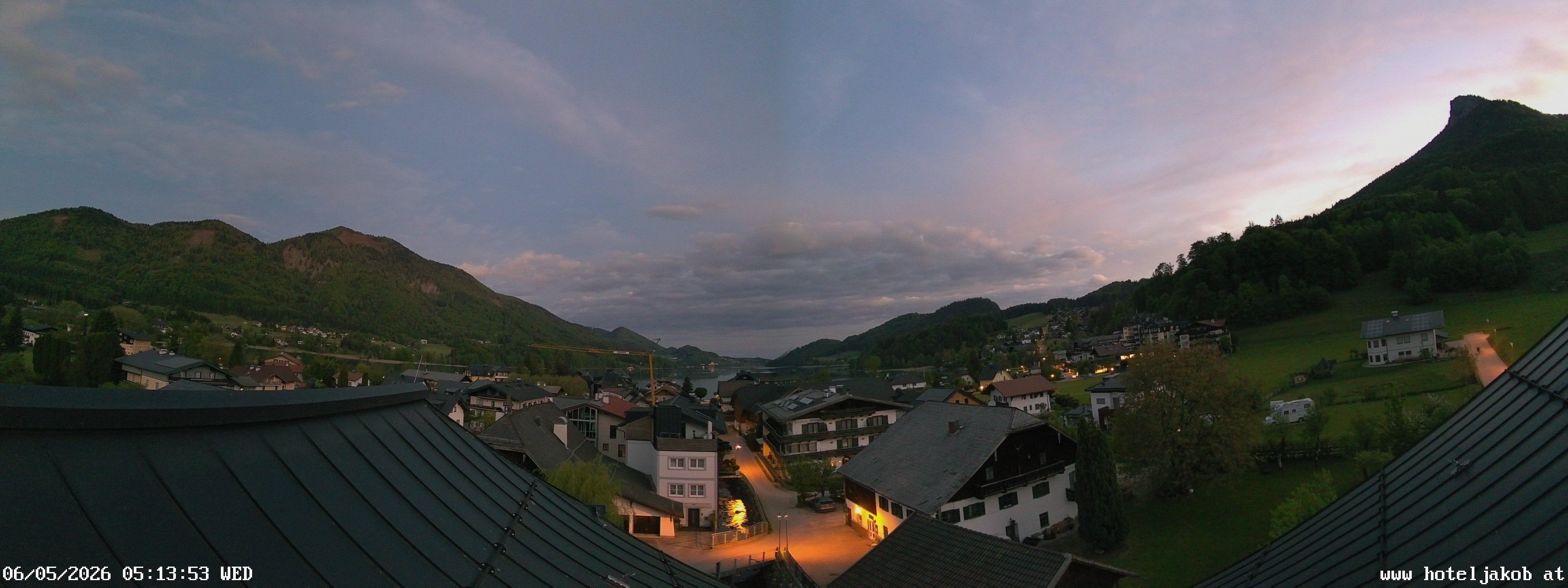 Archiv Foto Webcam Fuschlsee: Hotel Jakob