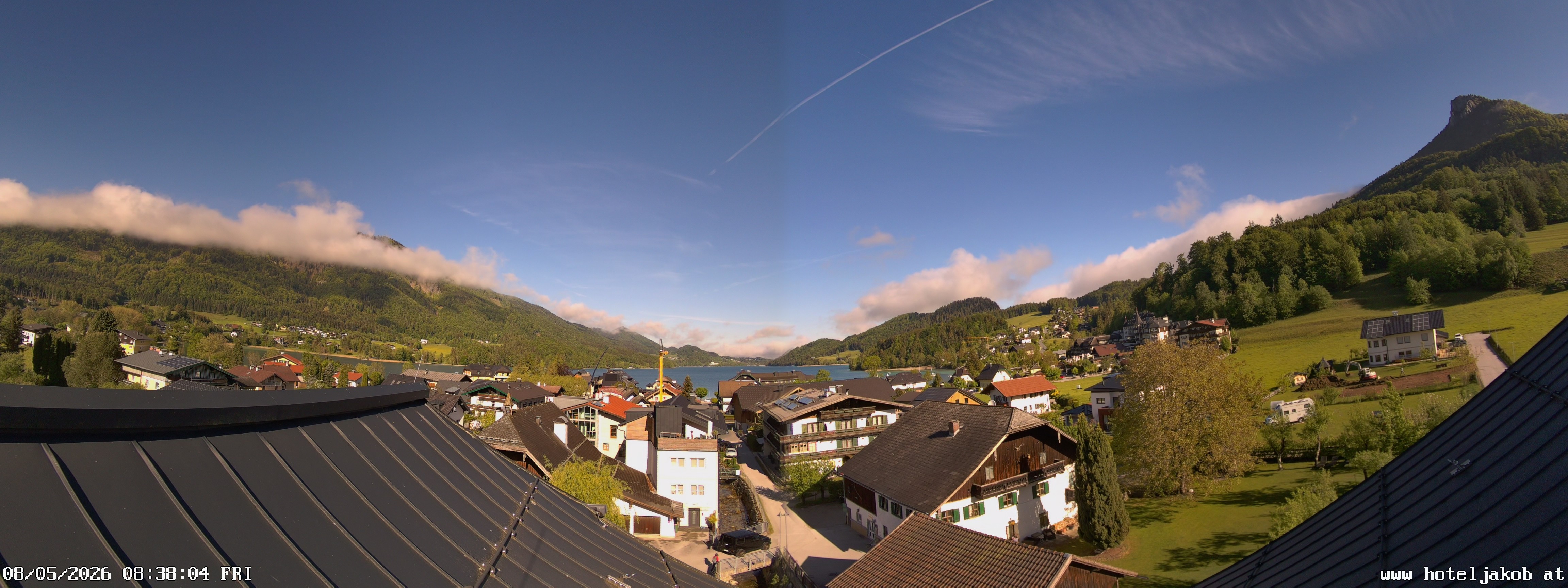 Archiv Foto Webcam Fuschlsee: Hotel Jakob