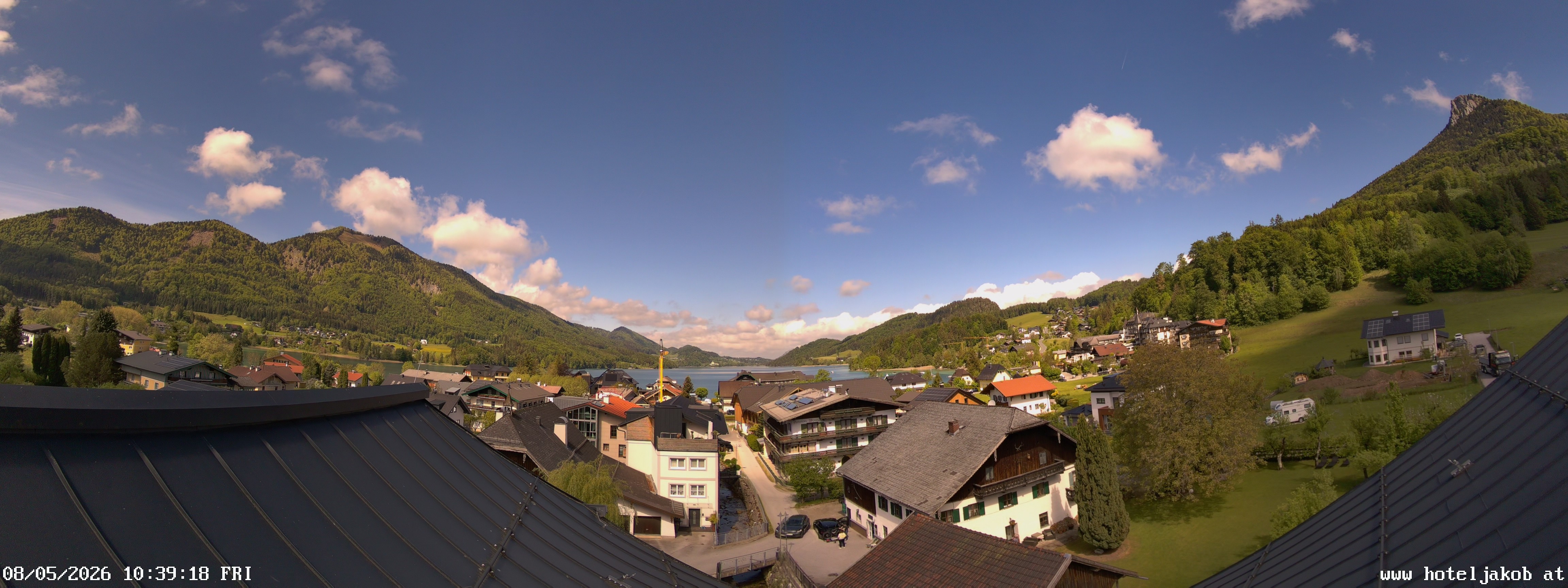 Archiv Foto Webcam Fuschlsee: Hotel Jakob