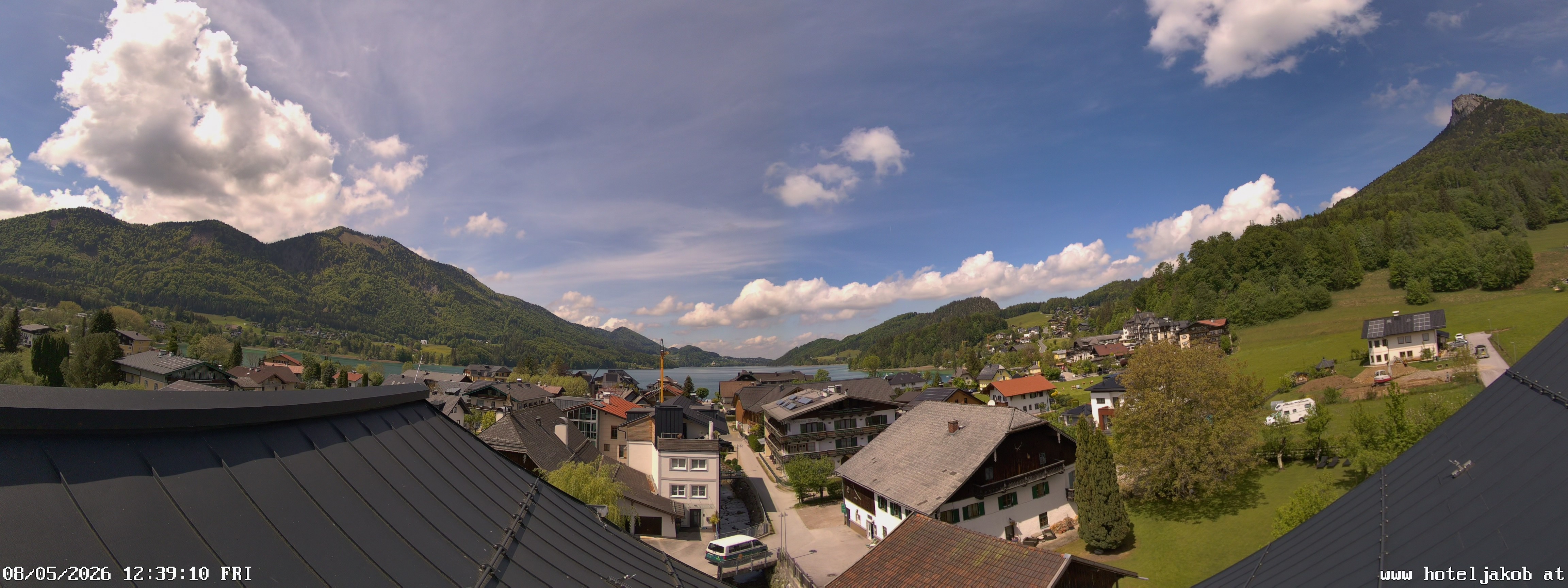 Archiv Foto Webcam Fuschlsee: Hotel Jakob