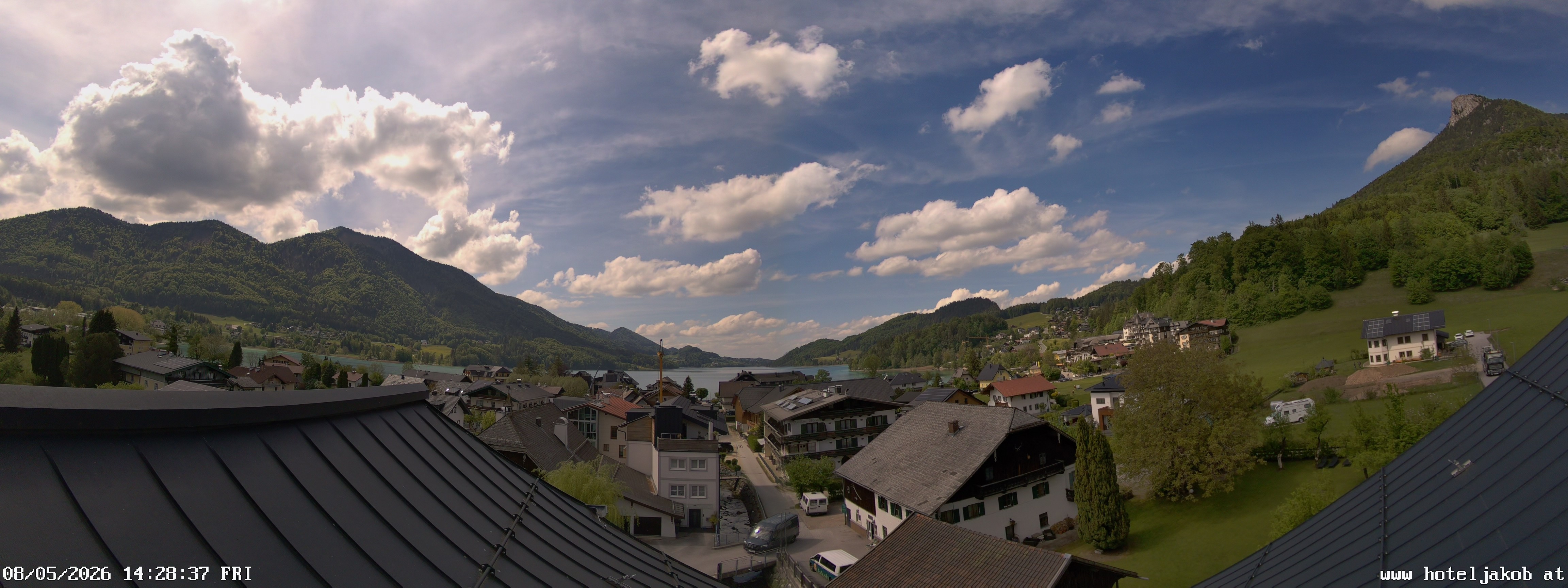 Archiv Foto Webcam Fuschlsee: Hotel Jakob