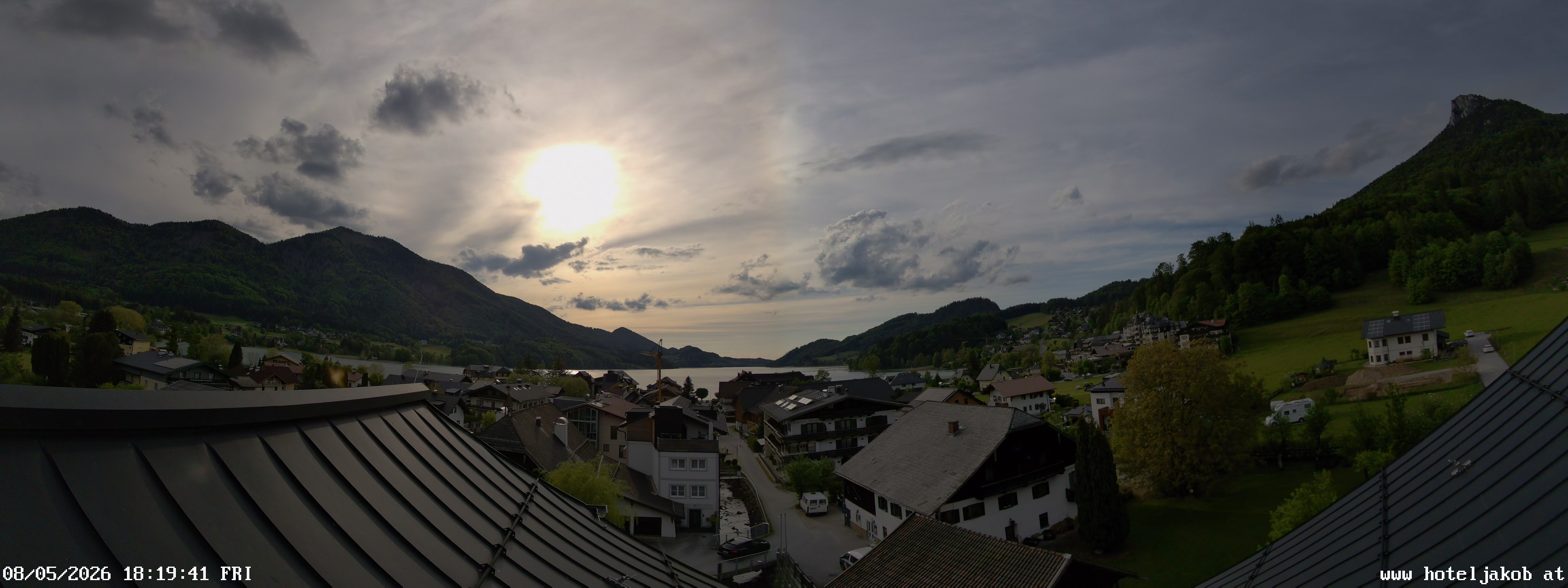 Archiv Foto Webcam Fuschlsee: Hotel Jakob